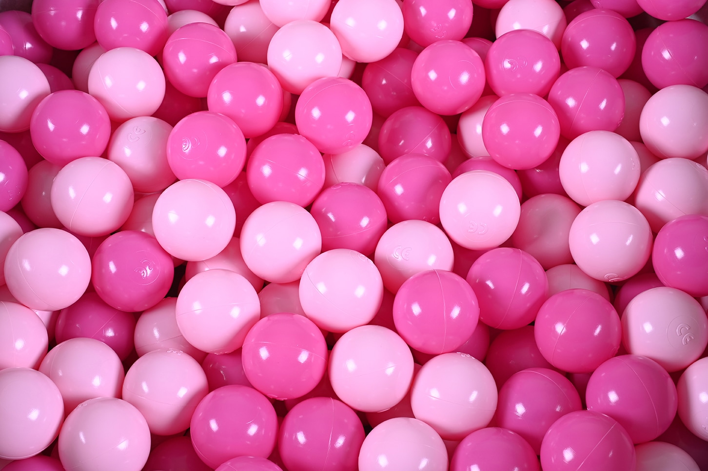 Knorrtoys® Bällebad »Soft, Grey White Dots«, mit 300 Bällen soft pink; Made in Europe