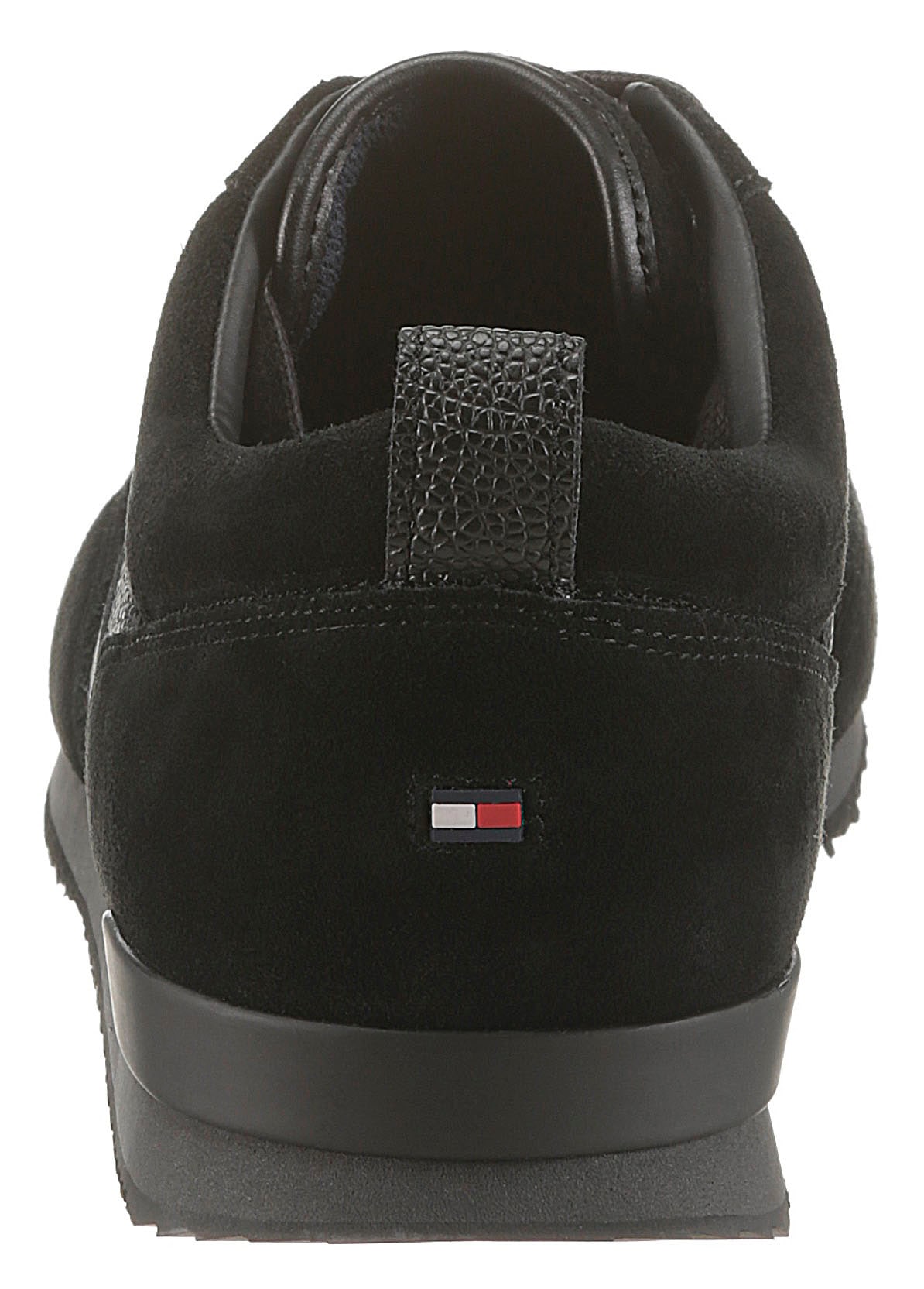 Tommy Hilfiger Sneaker »ICONIC LEATHER SUEDE MIX RUNNER«, im Materialmix, Freizeitschuh, Halbschuh, Schnürschuh