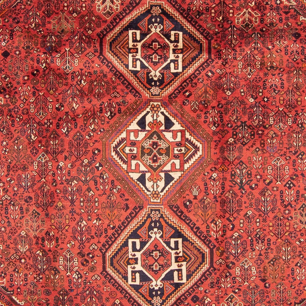 morgenland Orientteppich »Perser - Nomadic - 315 x 220 cm - dunkelrot«, rechteckig, Wohnzimmer, Handgeknüpft, Einzelstück mit Zertifikat