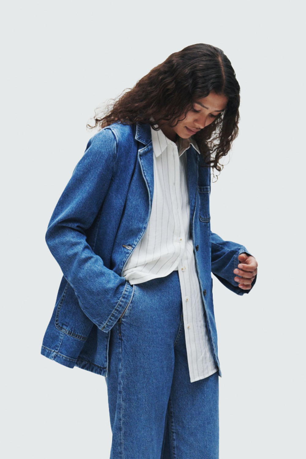 Marc O'Polo Jeansjacke »aus Lyocell-Baumwolle-Mix«, ohne Kapuze