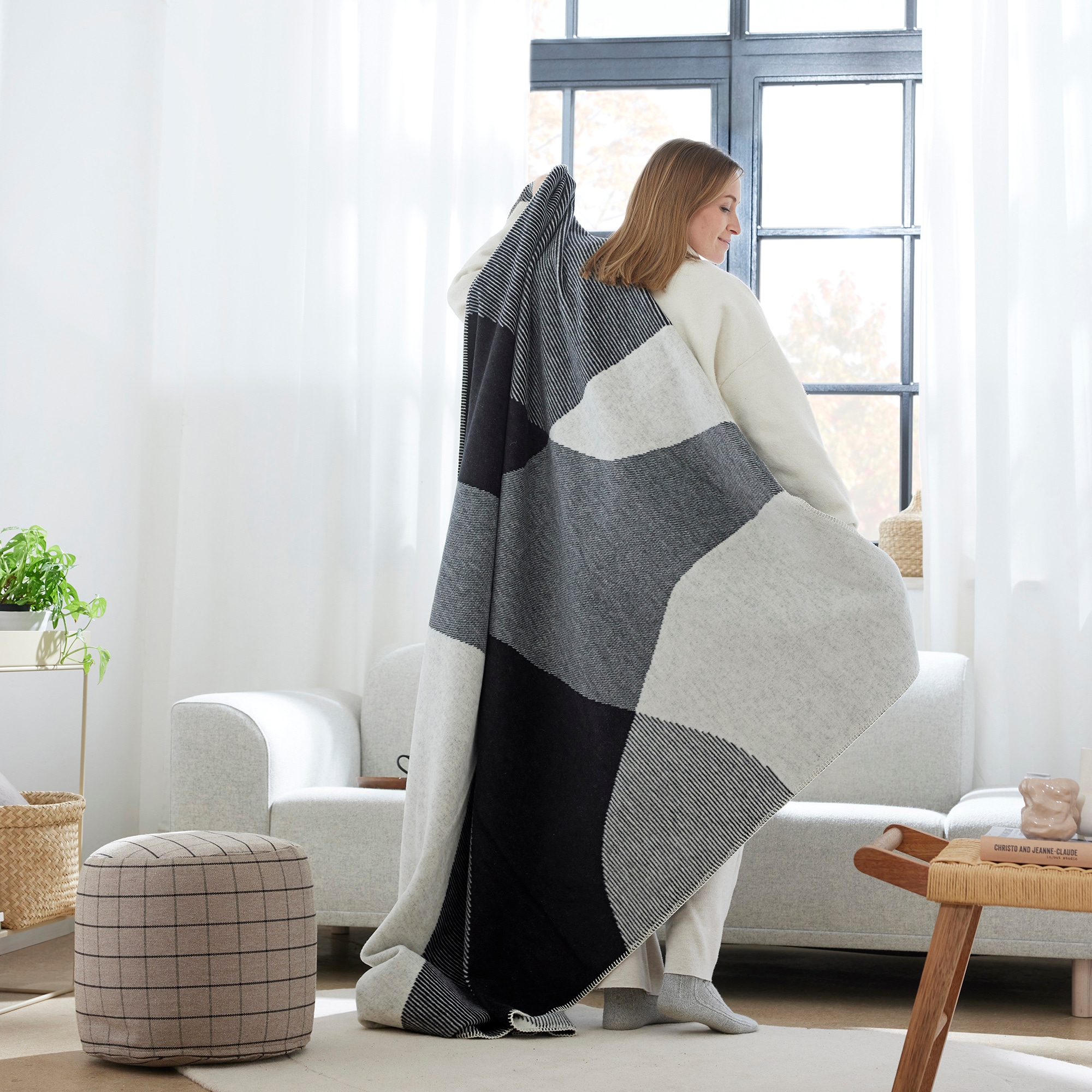 IBENA Wohndecke »Achmeta«, mit abstraktem Design