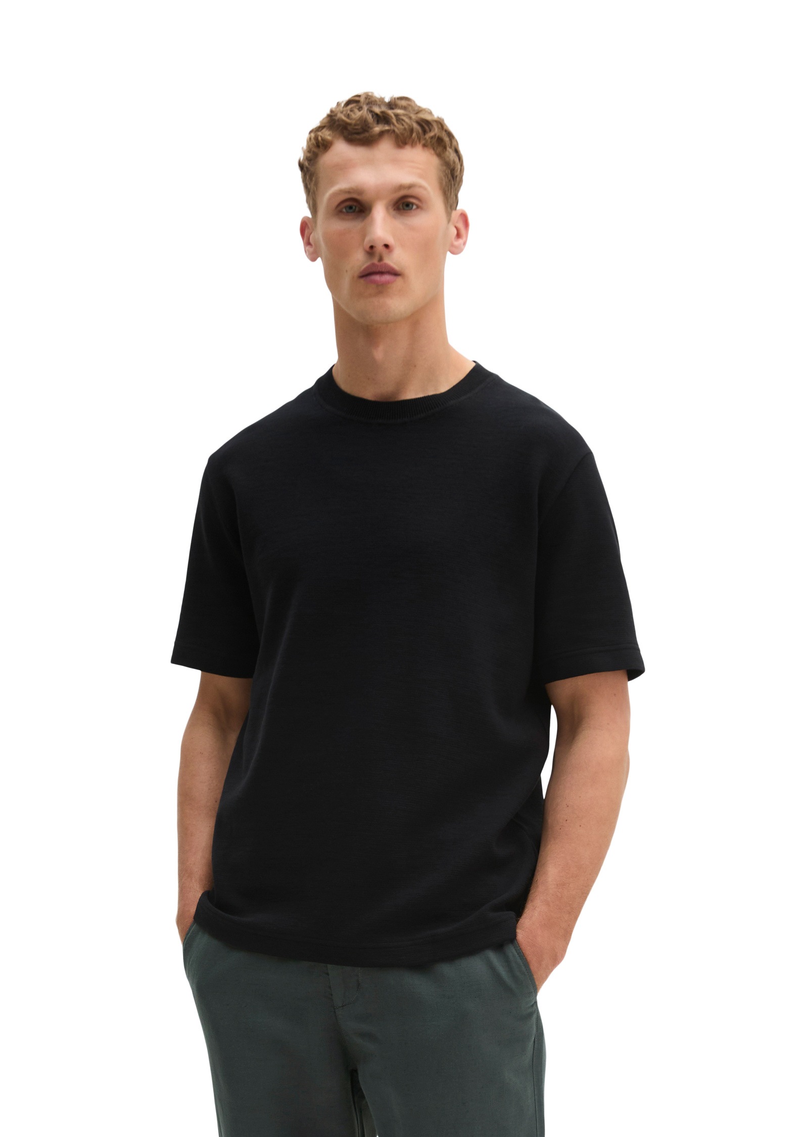 Marc OPolo T-Shirt "aus mittelschwerem Bio-Baumwoll-Jersey"