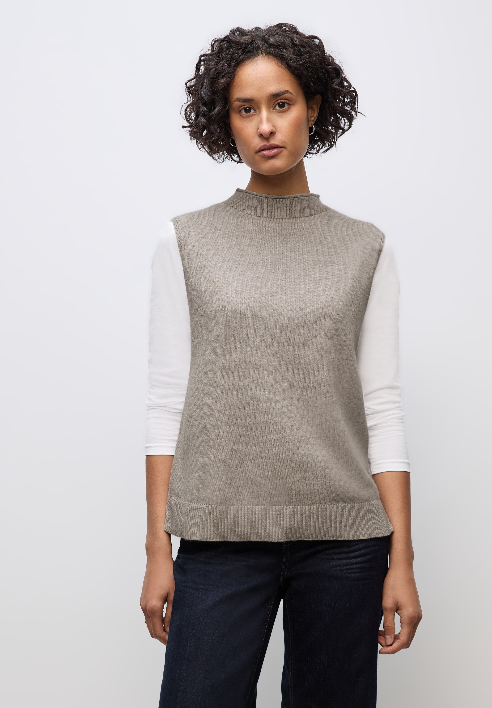 STREET ONE Pullunder, aus softem Materialmix günstig online kaufen