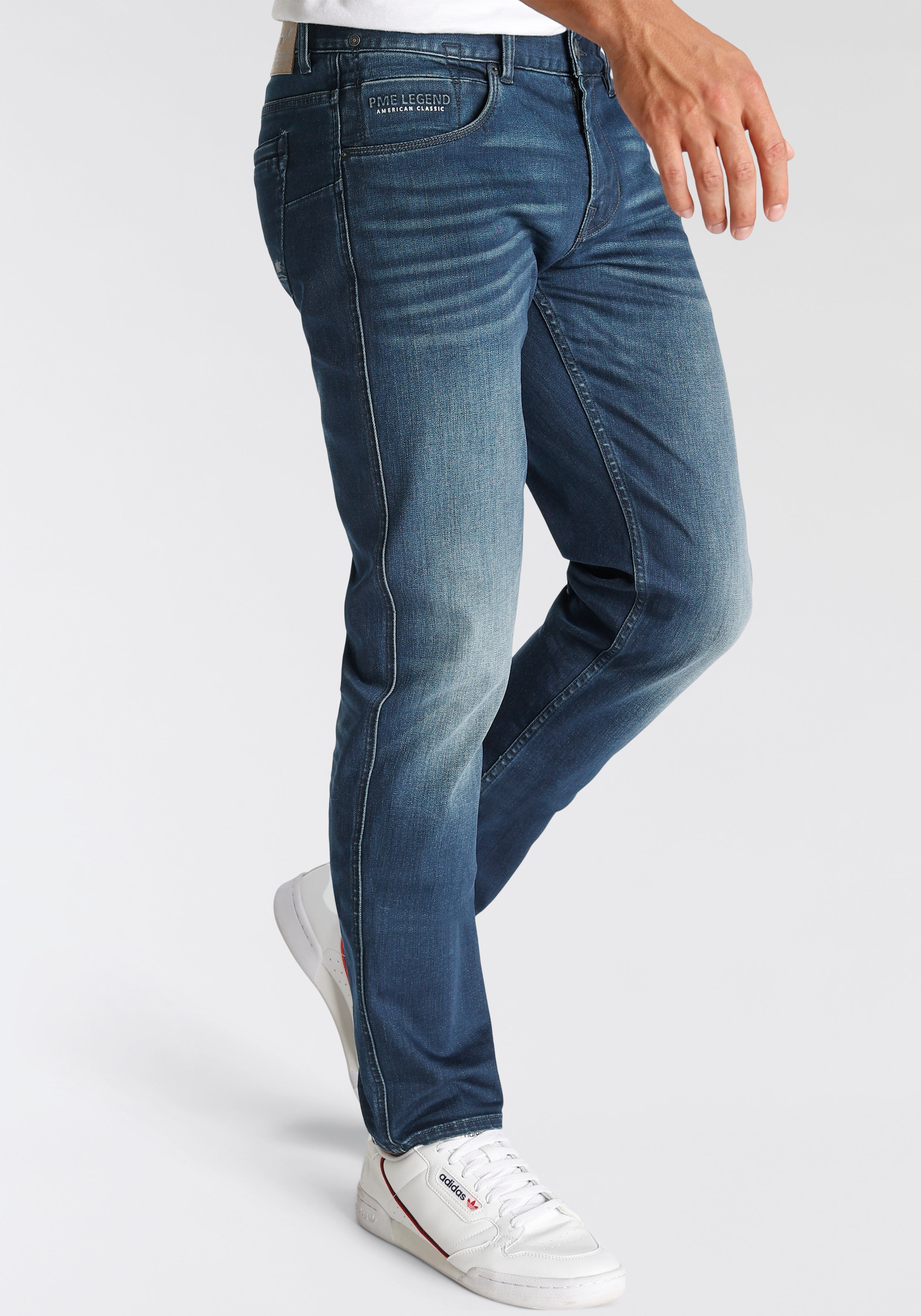 PME Legend Herren Jeans COMMANDER 3.0 - Relaxed Fit - Blau - Fresh Mid Blue günstig online kaufen