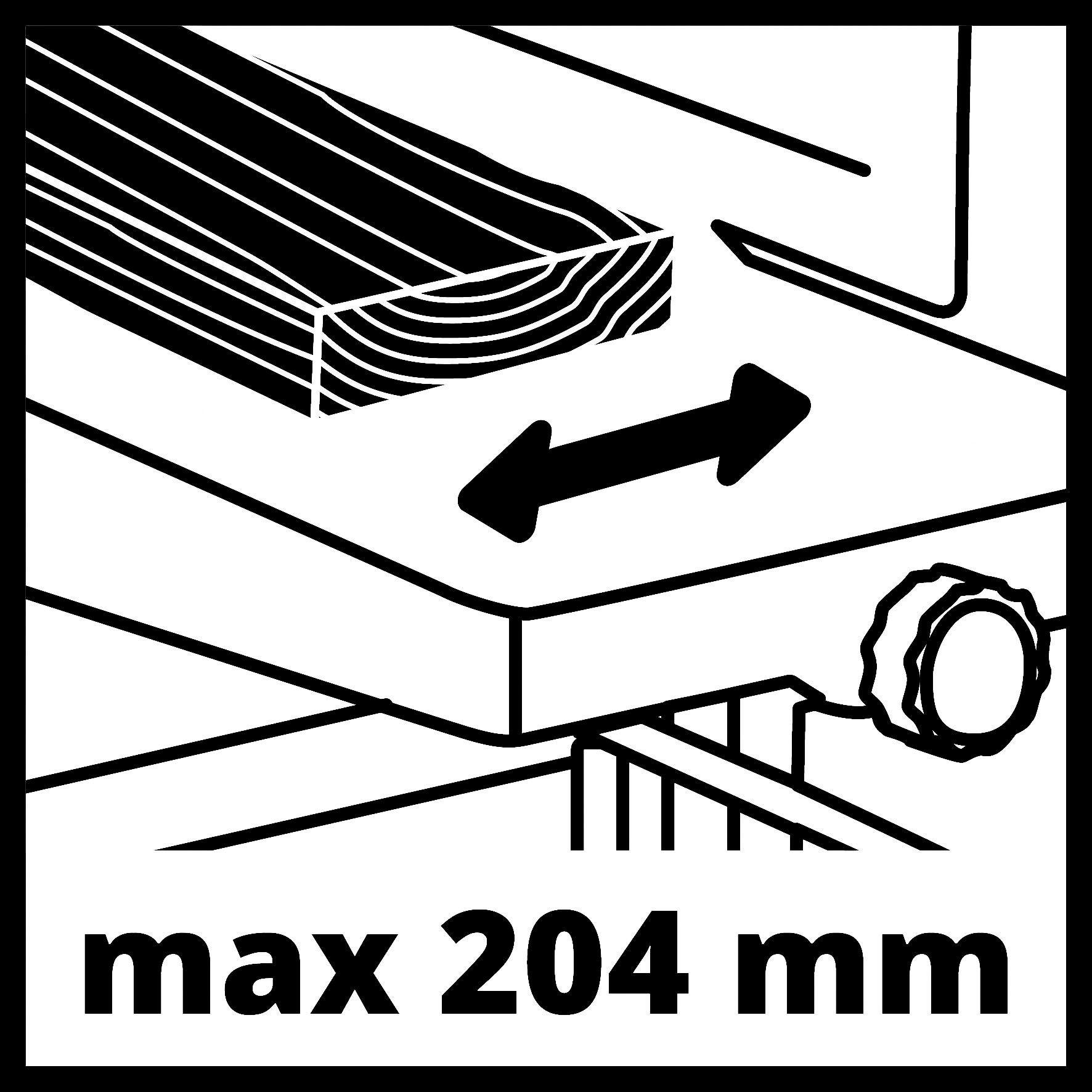 Einhell Dickhobelmaschine »TC-SP 204/2«, Stationäre Hobelmaschine