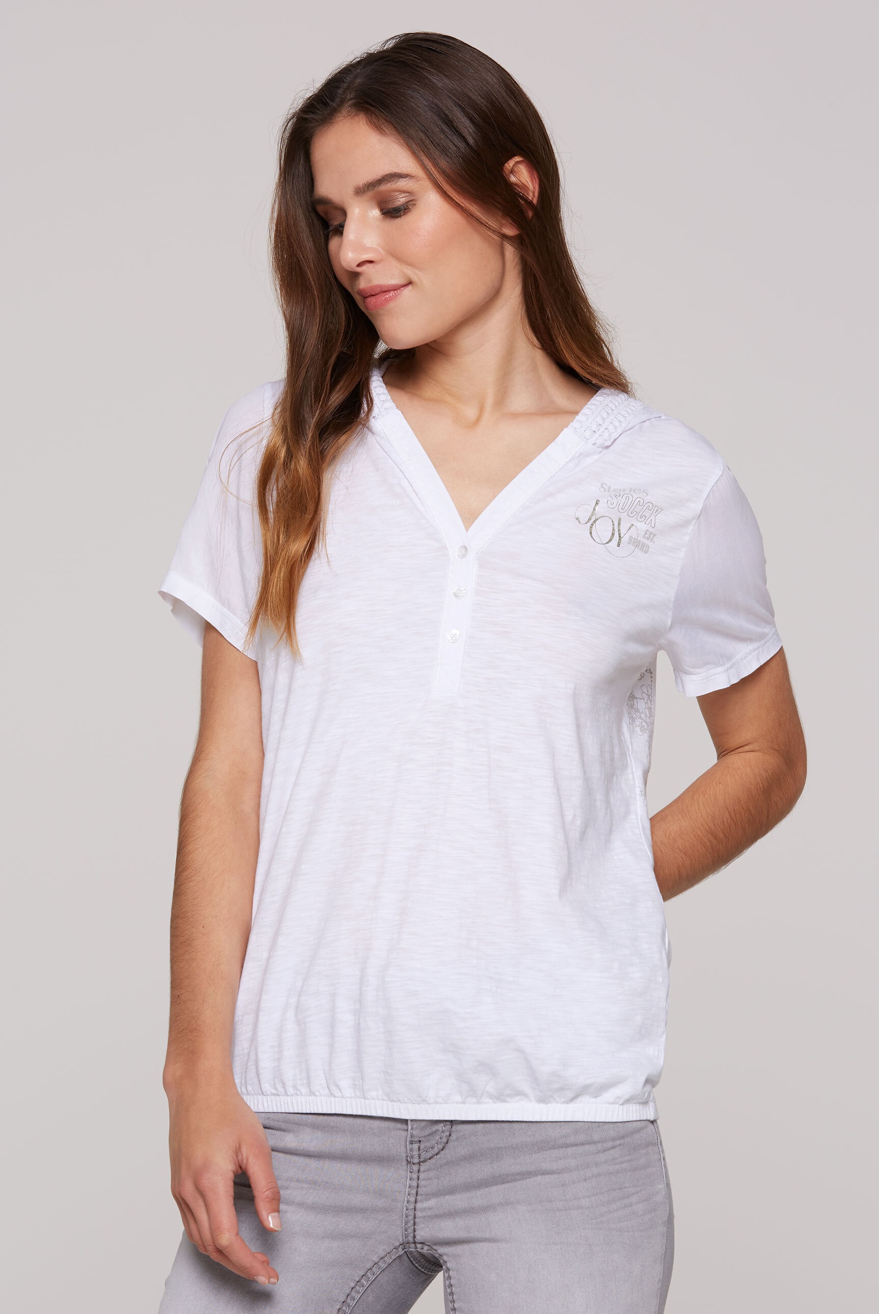 SOCCX Kapuzenshirt, mit Gummizug im Saum günstig online kaufen