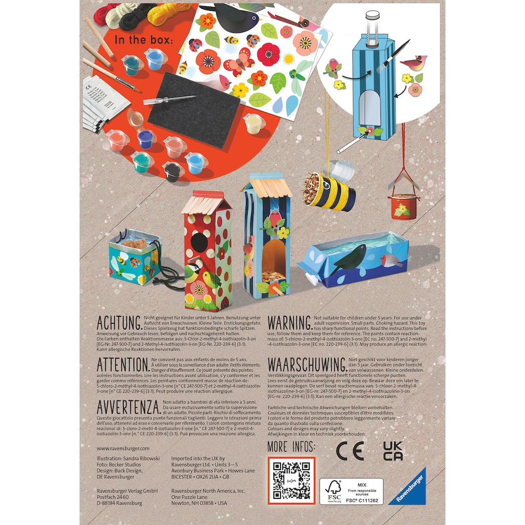 Ravensburger Kreativset »Eco Create, Helping Birds & Bees«