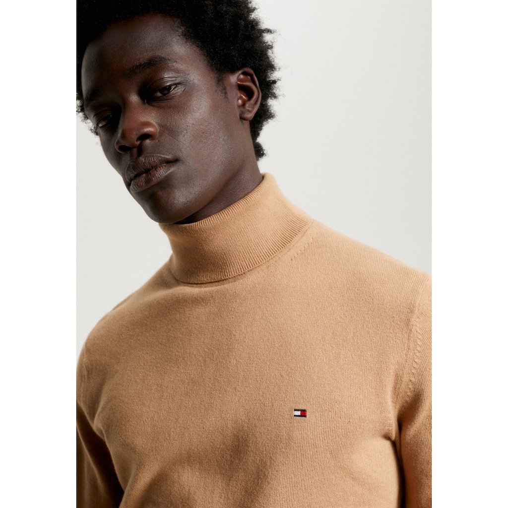 Tommy Hilfiger Rollkragenpullover »PIMA ORG CTN CASHMERE ROLL NECK«