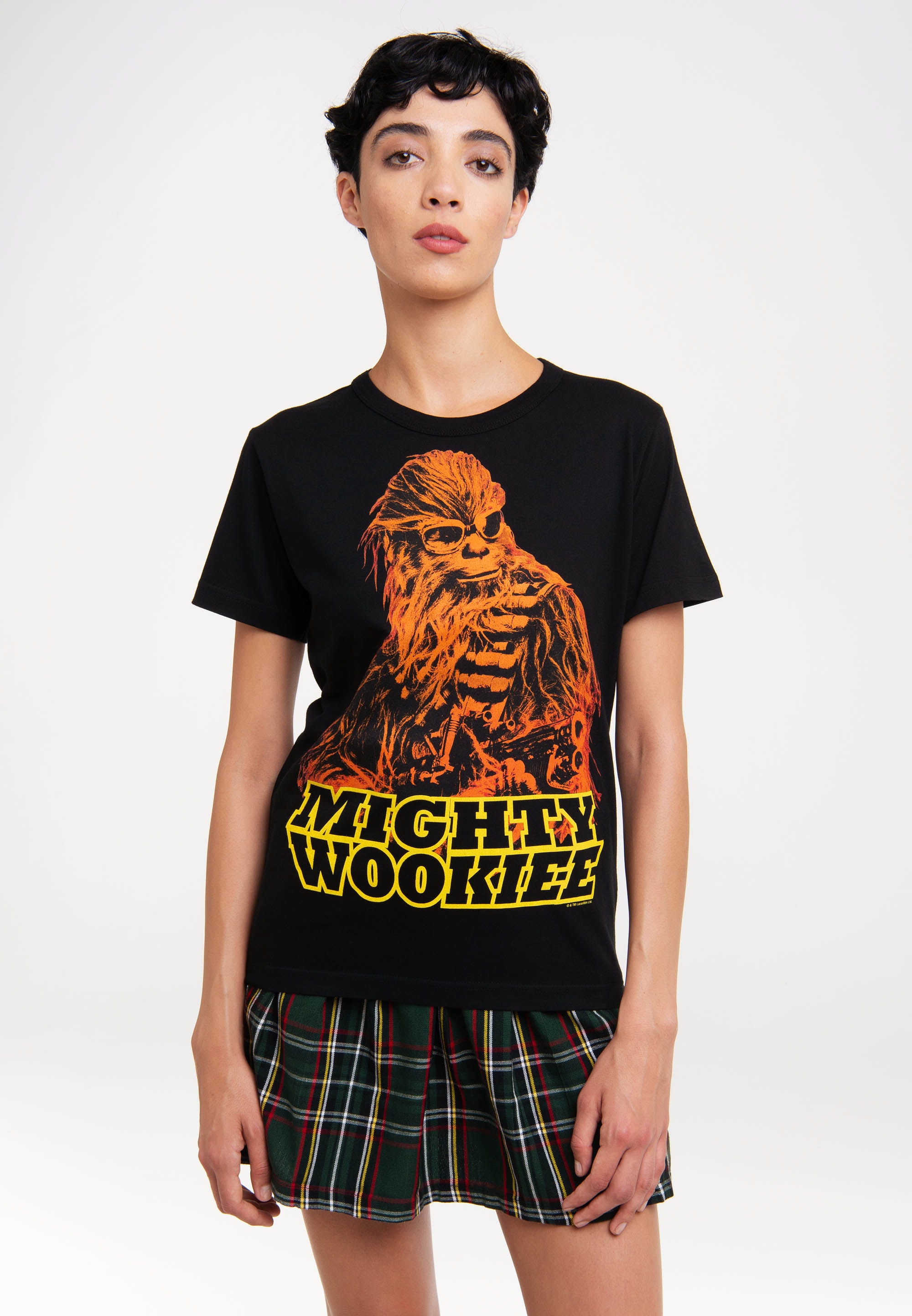 LOGOSHIRT T-Shirt »Star Wars: Solo - Mighty Wookie«, mit coolem Print