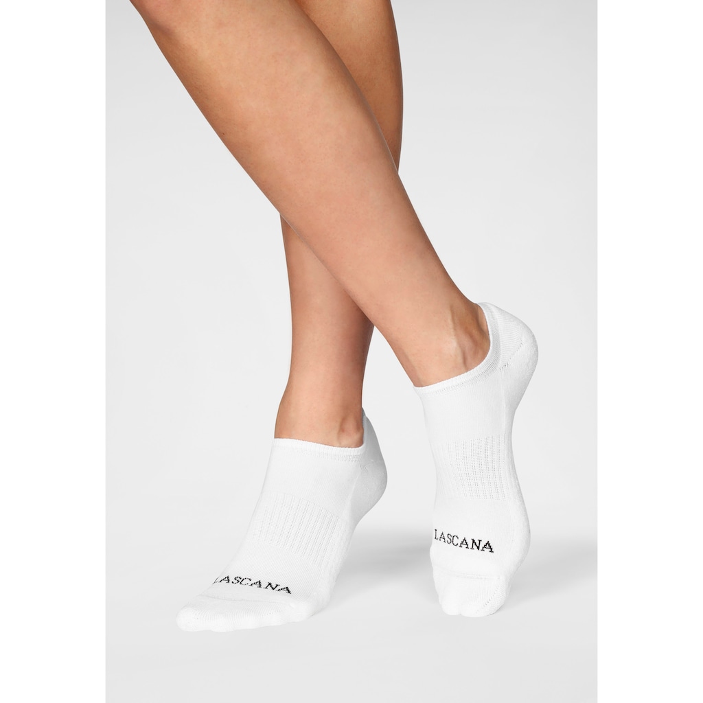 LASCANA ACTIVE Sneakersocken, (Set, 7 Paar), mit Fußfrottee