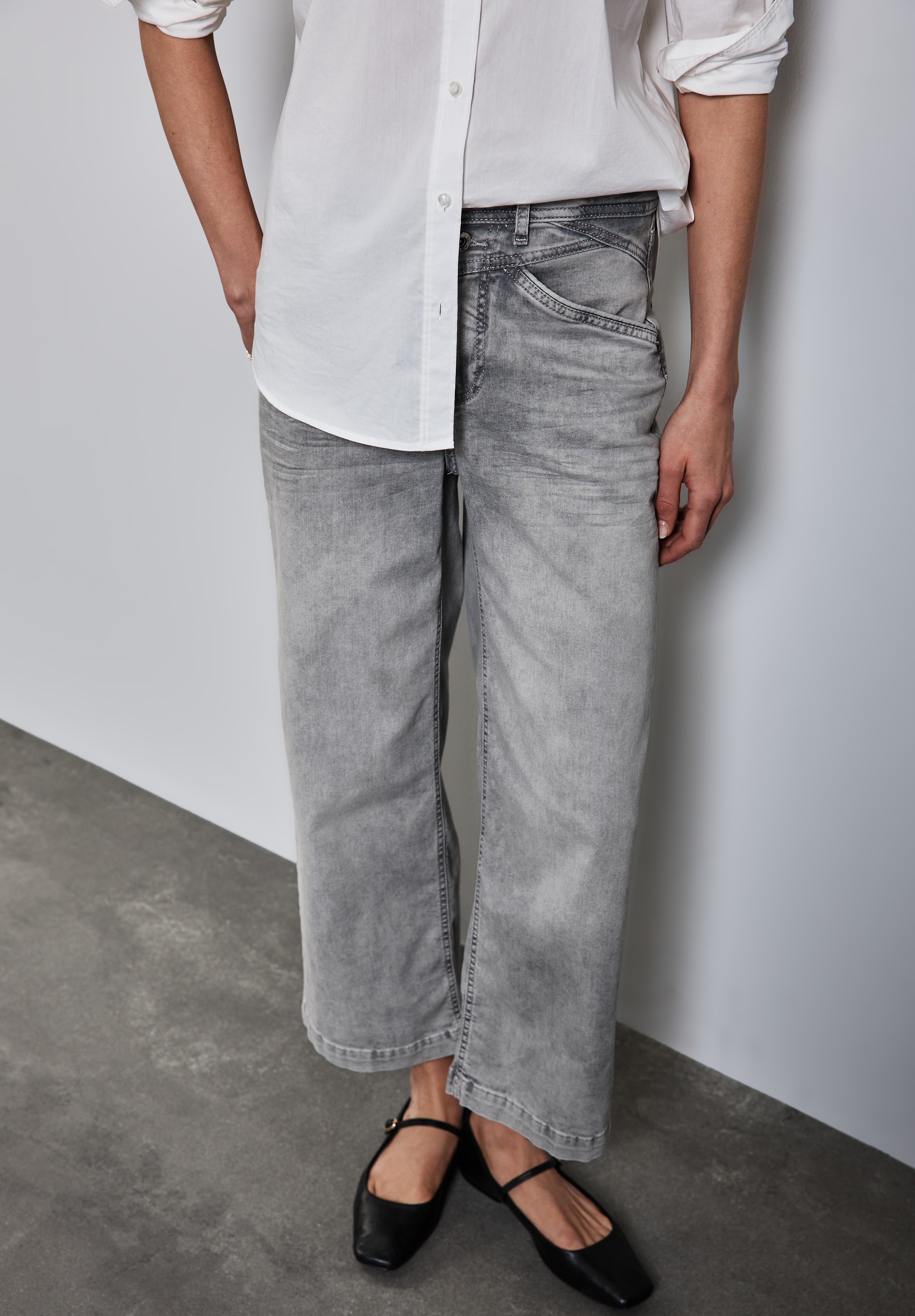 STREET ONE Weite Jeans, im Four-Pocket Style