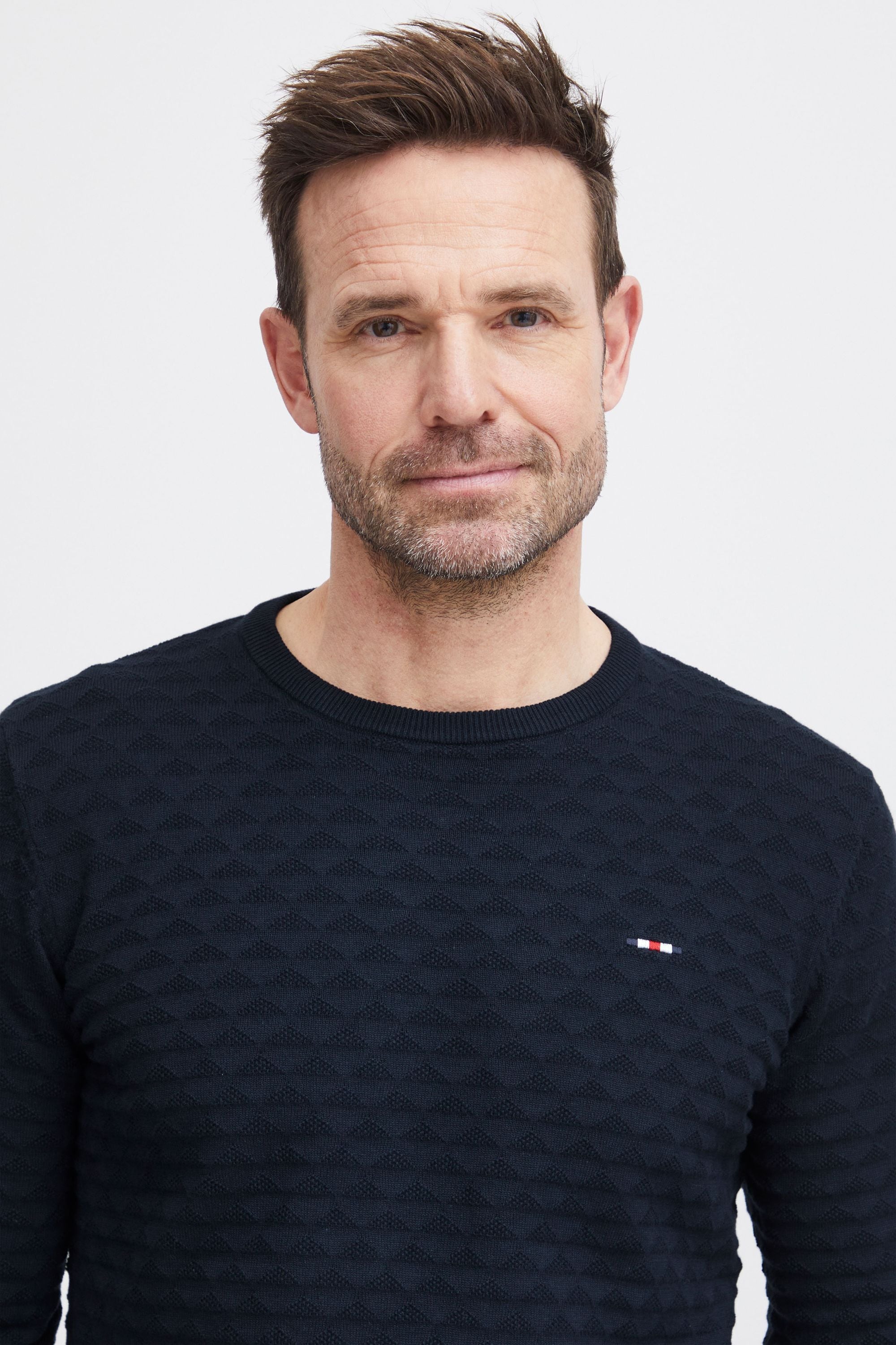 FQ1924 Strickfleece-Pullover »Strickpullover FQKYLE structure crewneck knit«