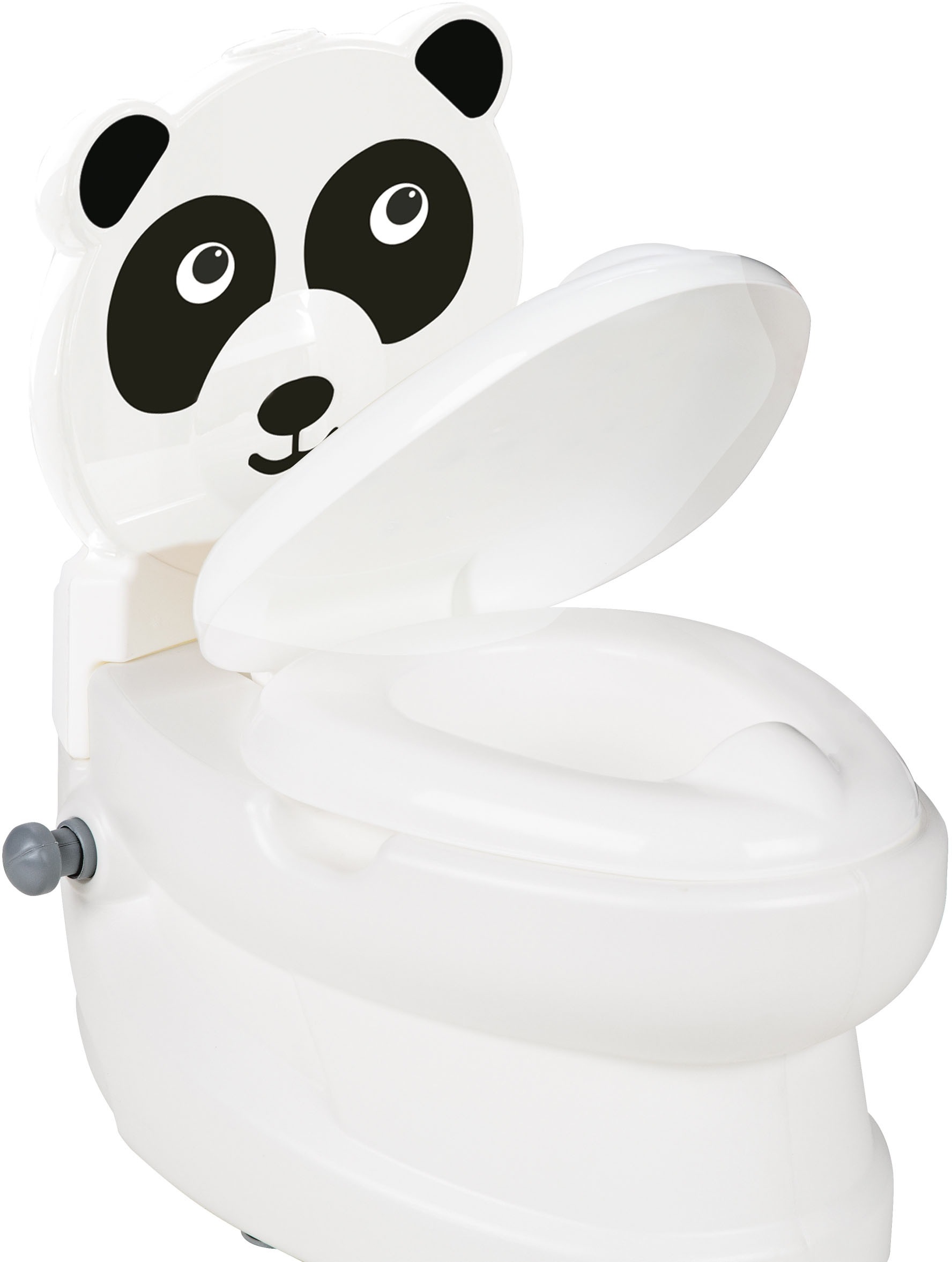Jamara Toilettentrainer »Meine kleine Toilette, Panda«, mit Spülsound und Toilettenpapierhalter