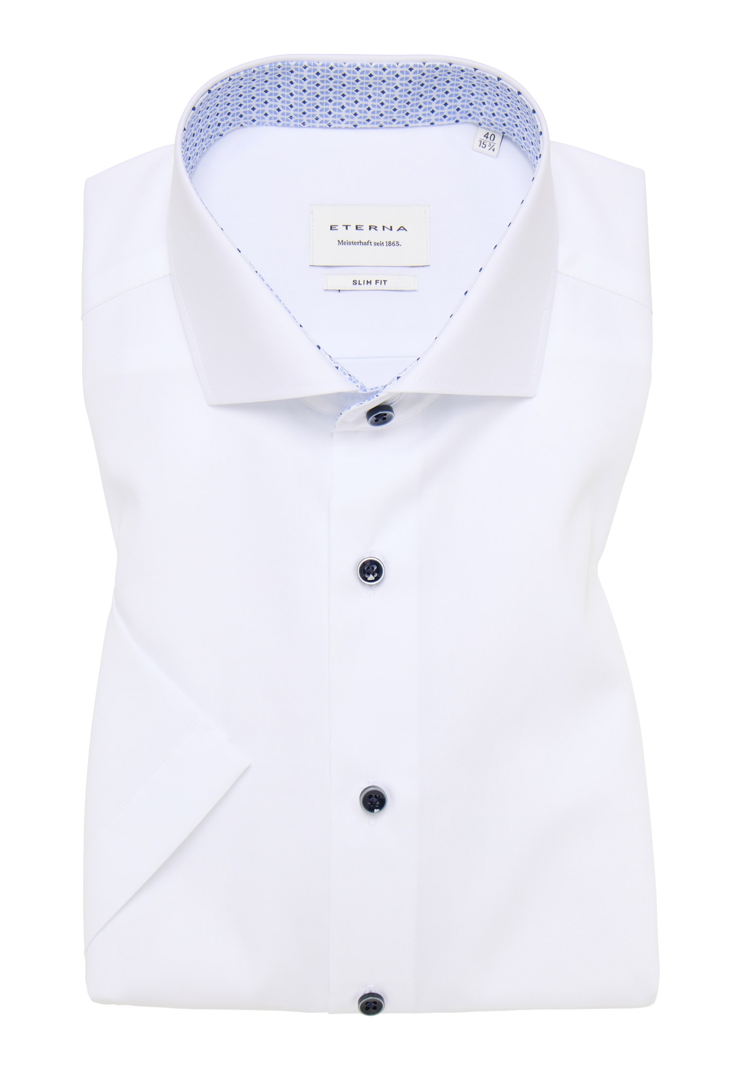 Eterna Kurzarmhemd »SLIM FIT«, NON IRON (bügelfrei)