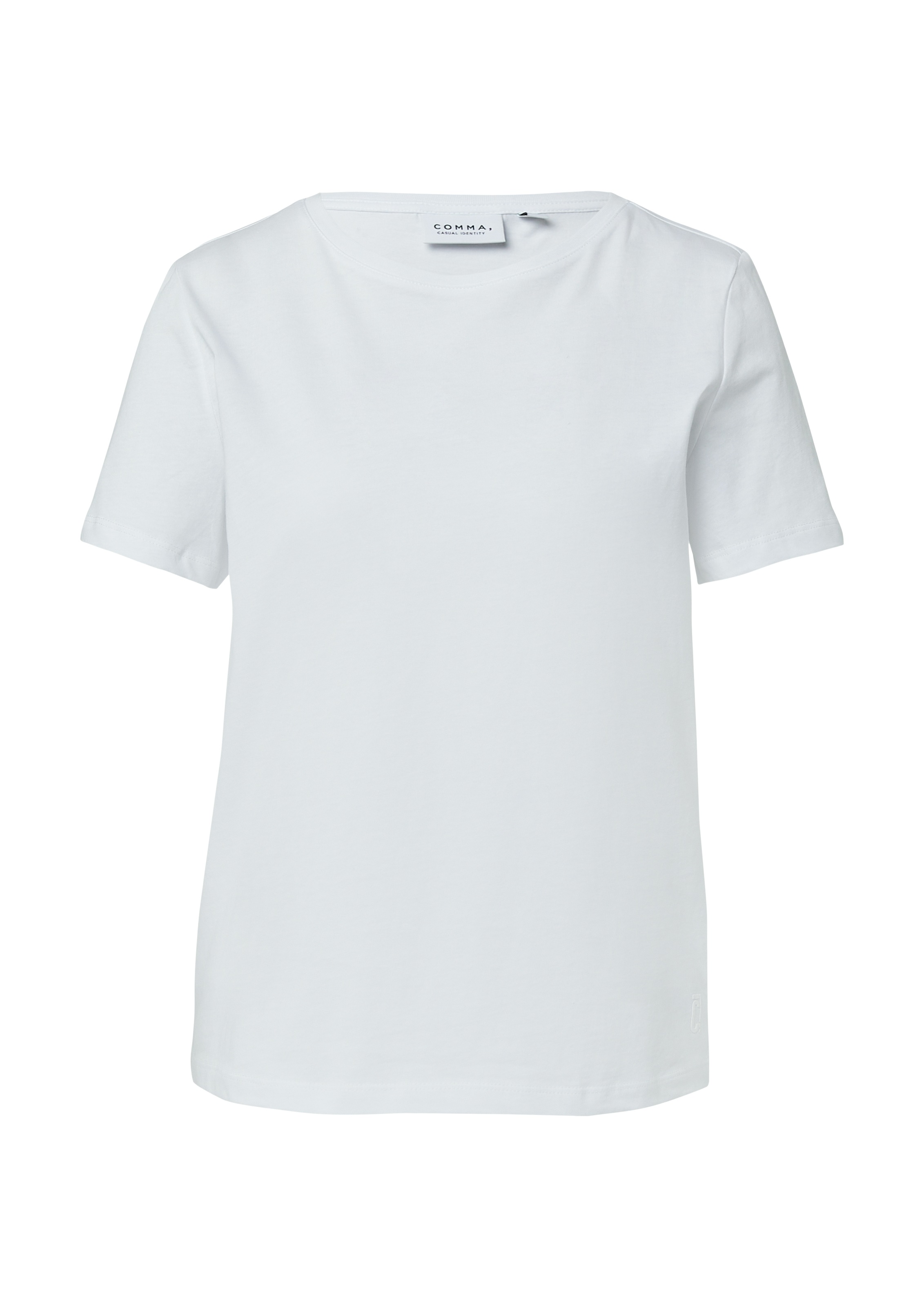 Thumbnail - comma casual identity T-Shirt mit Rundhalsausschnitt, Regular Fit