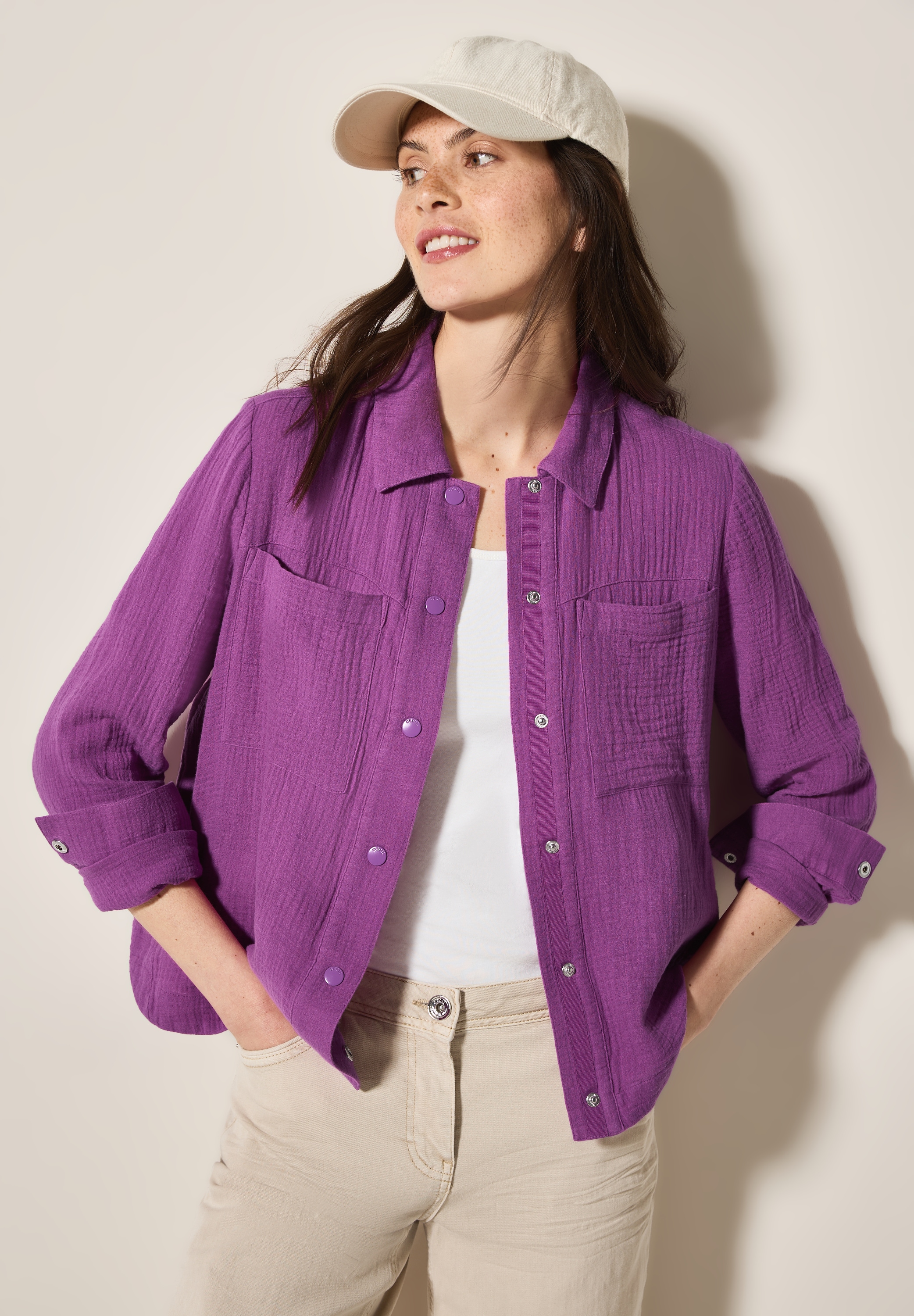 Cecil Blouson ohne Kapuze aus reiner Baumwolle