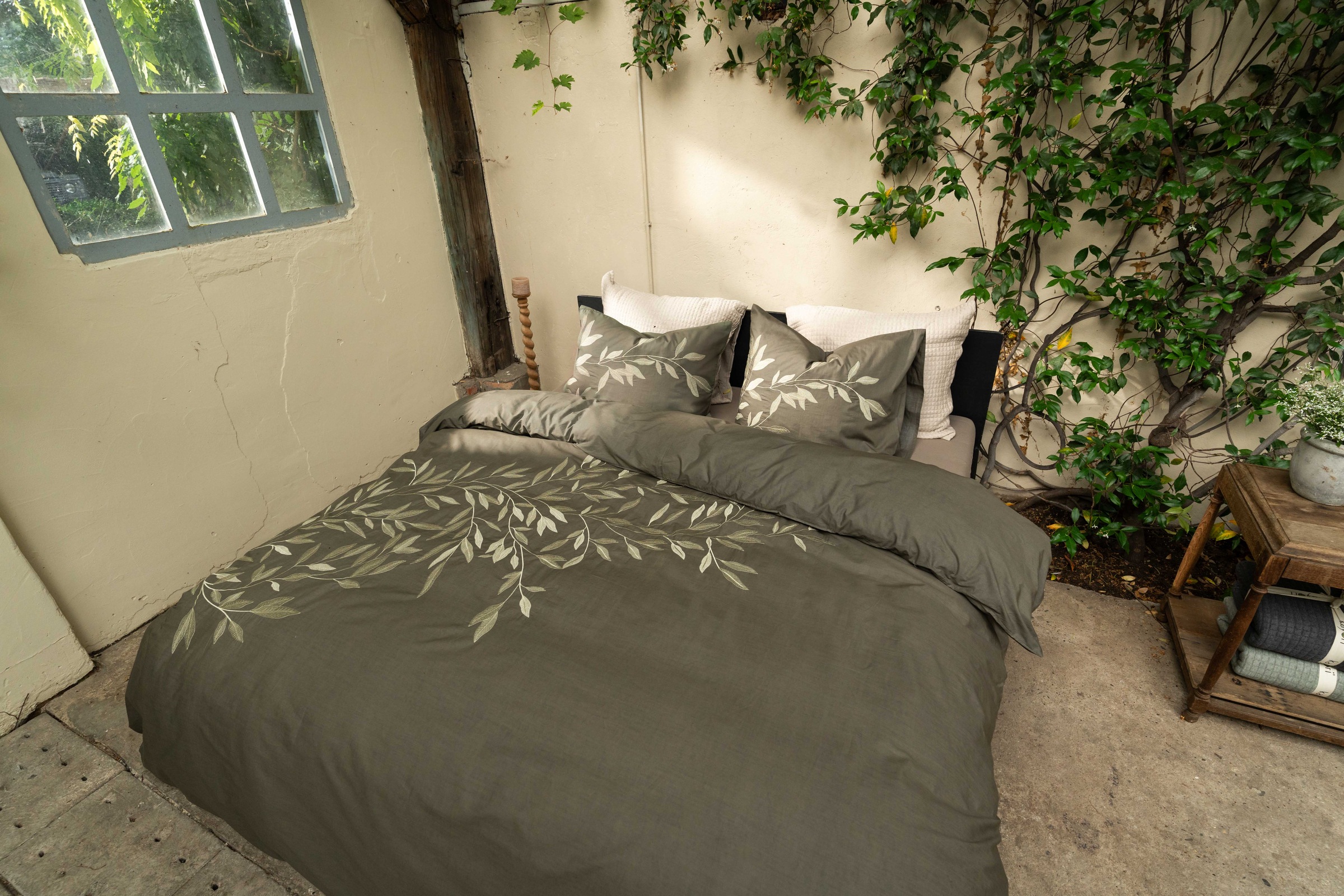 kayori Wendebettwäsche "Habo" 2 Stk. Mit stilvoller Stickerei günstig online kaufen