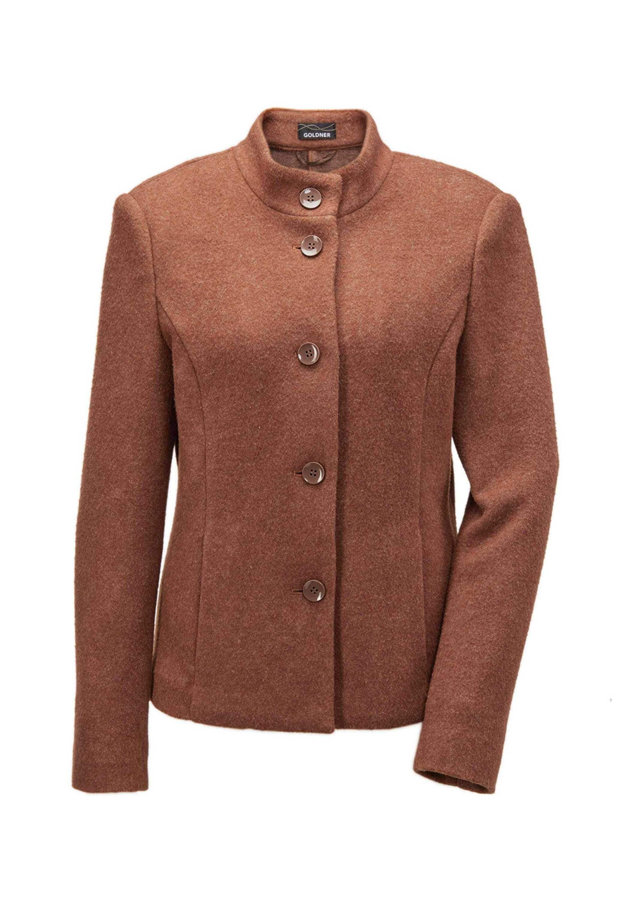 GOLDNER Jackenblazer "Kurzgröße Blazer mit raffinierter Kragenlösung" günstig online kaufen