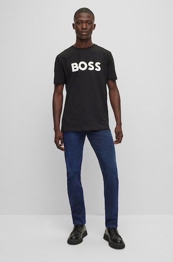 BOSS ORANGE Slim-fit-Jeans »Delaware BC-L-P«, mit Leder-Badge ▷ für | BAUR