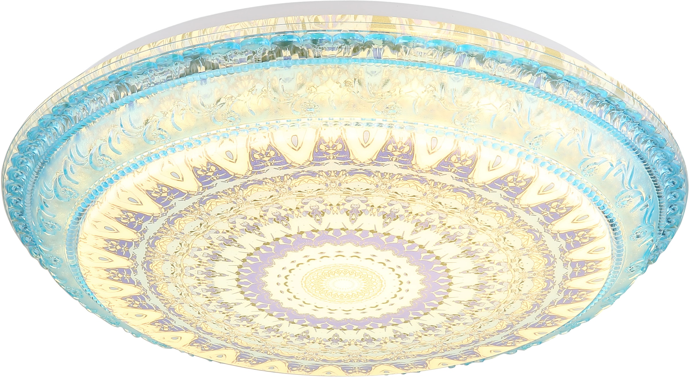 GLOBO LIGHTING LED Deckenleuchte »LAZARO« LED-Modul 1 Stk. Deckenlampe/CCT 2700/4000/6000K/rund/Wohnzimmer/Schlafzimmer