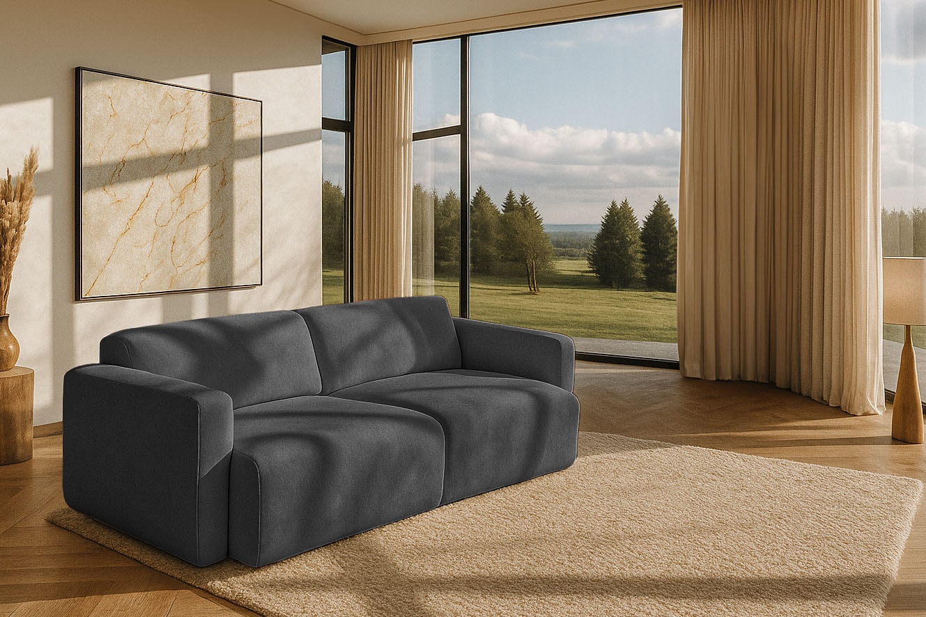 OTTO home 3-Sitzer "Myrland" Breite 230 cm, Chenille, Easy Clean Stoff, mit Kaltschaum