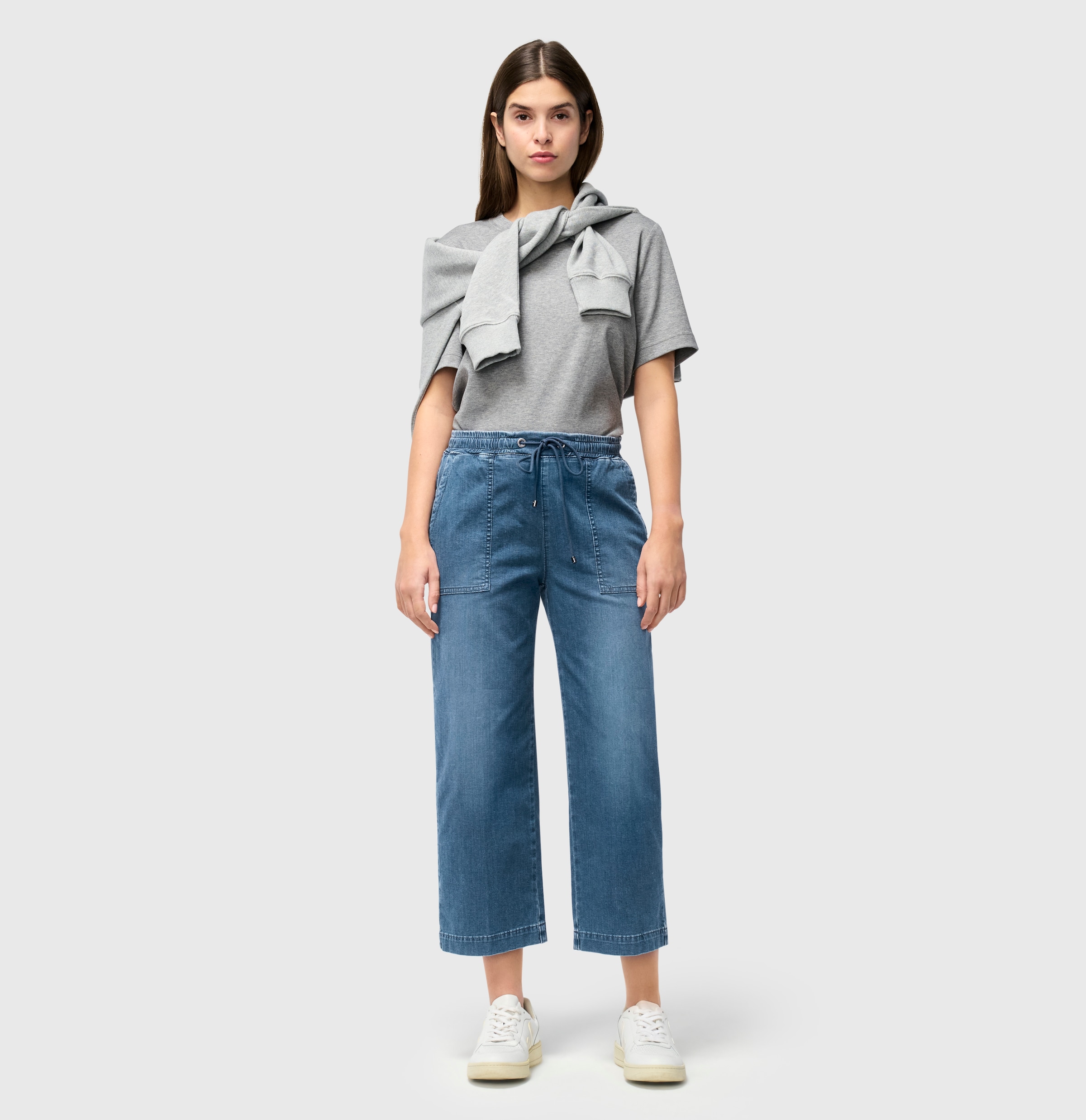 MAC Weite Jeans »CULOTTE casual denim« Wide Fit in verkürzter Länge