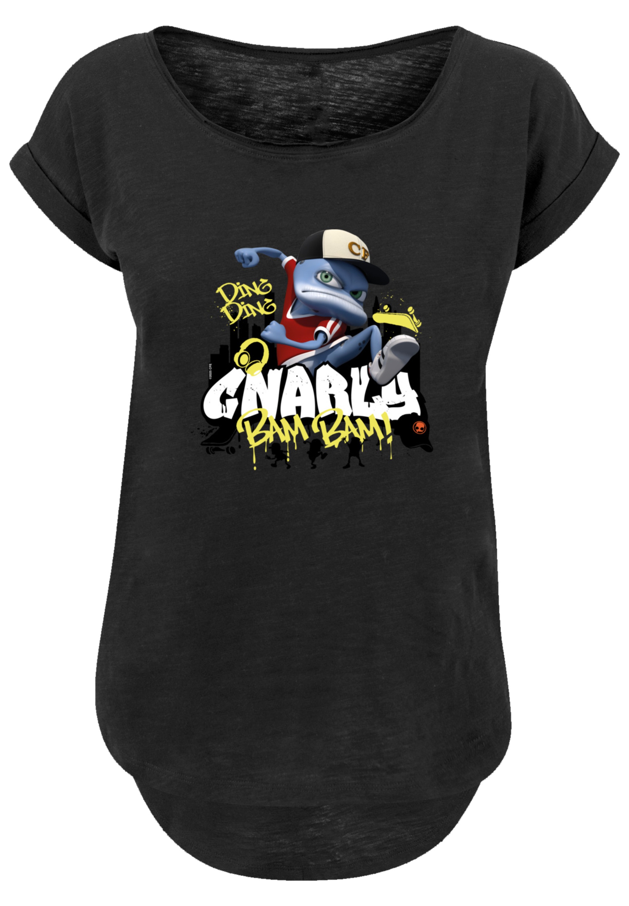 F4NT4STIC T-Shirt "Crazy Frog Gnarly Bam Bam", Premium Qualität günstig online kaufen