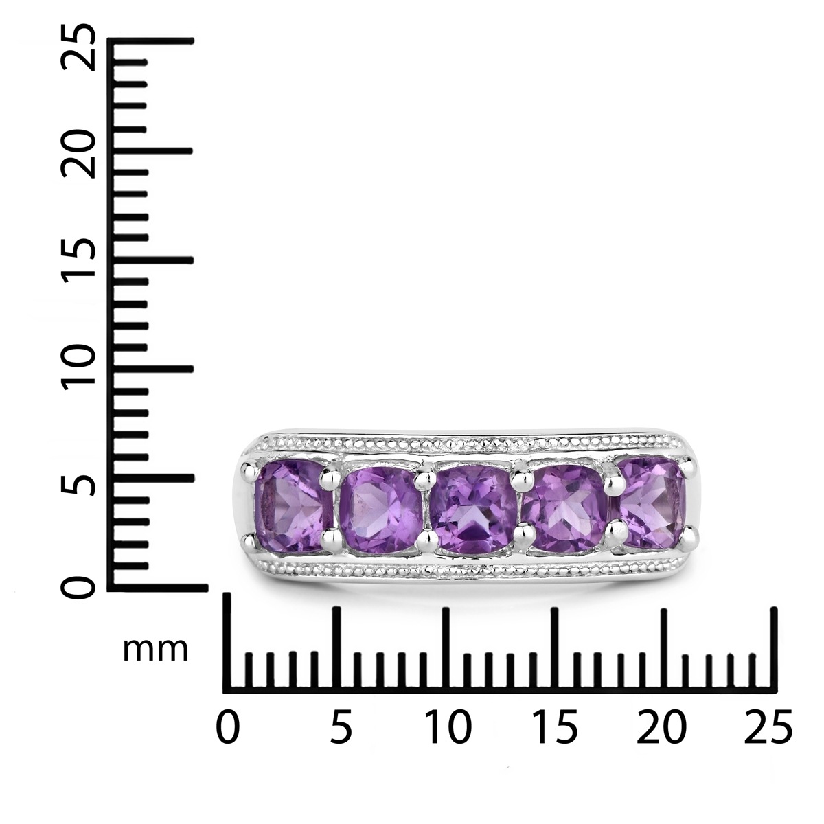 Rafaela Donata K661 Cocktail Ring Silver Size 58 3