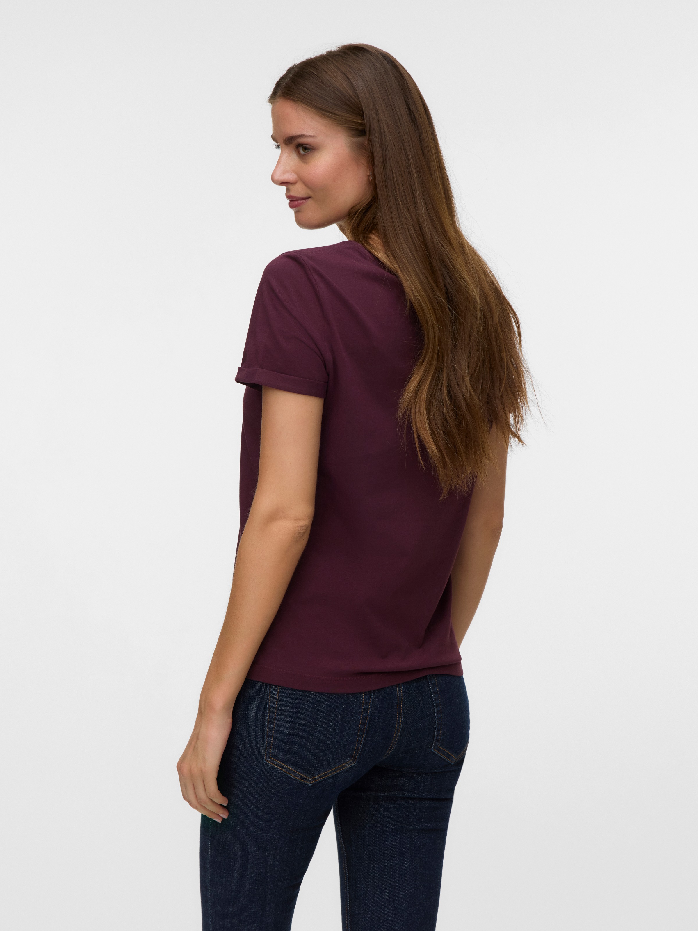 Vero Moda VMPaula T-Shirt Red L 3