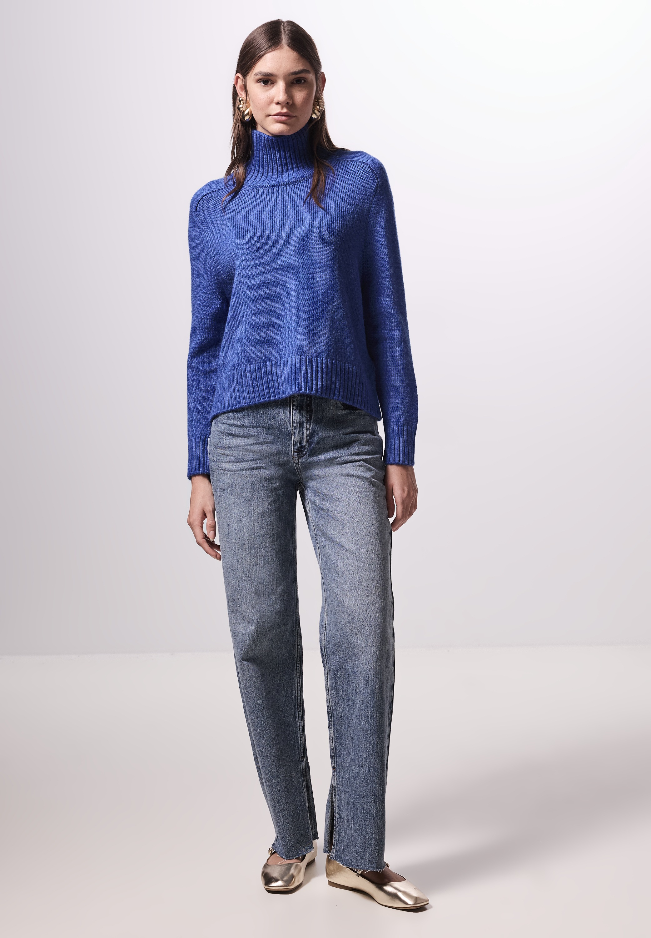 Thumbnail - STREET ONE STUDIO Strickpullover, mit Materialmix