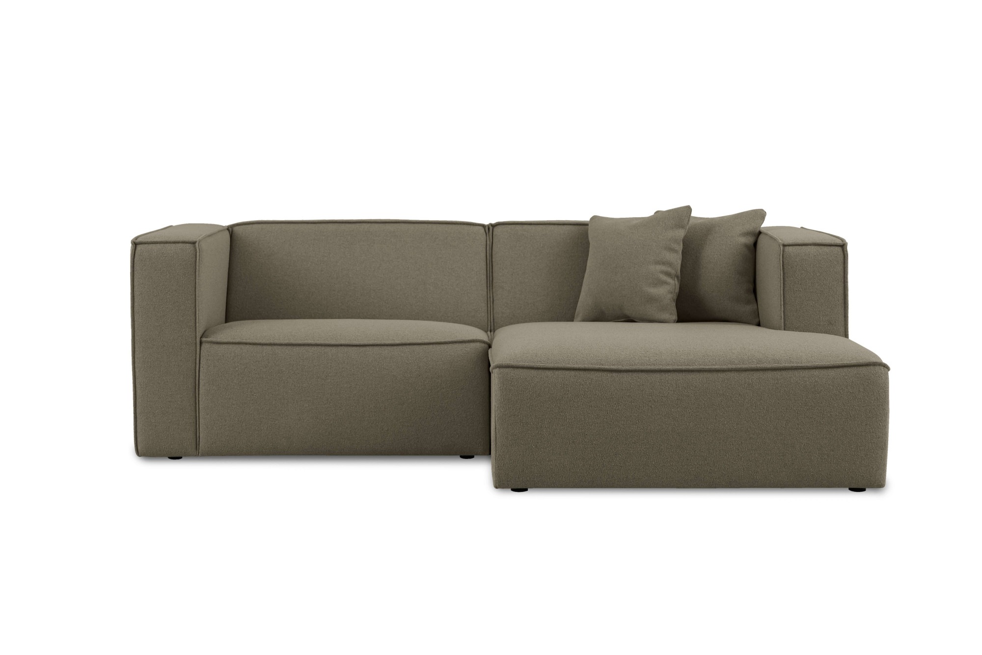 OTTO home Ecksofa "Tammie", Breite 222 cm, Webstoff fein, bodentief, mit We günstig online kaufen