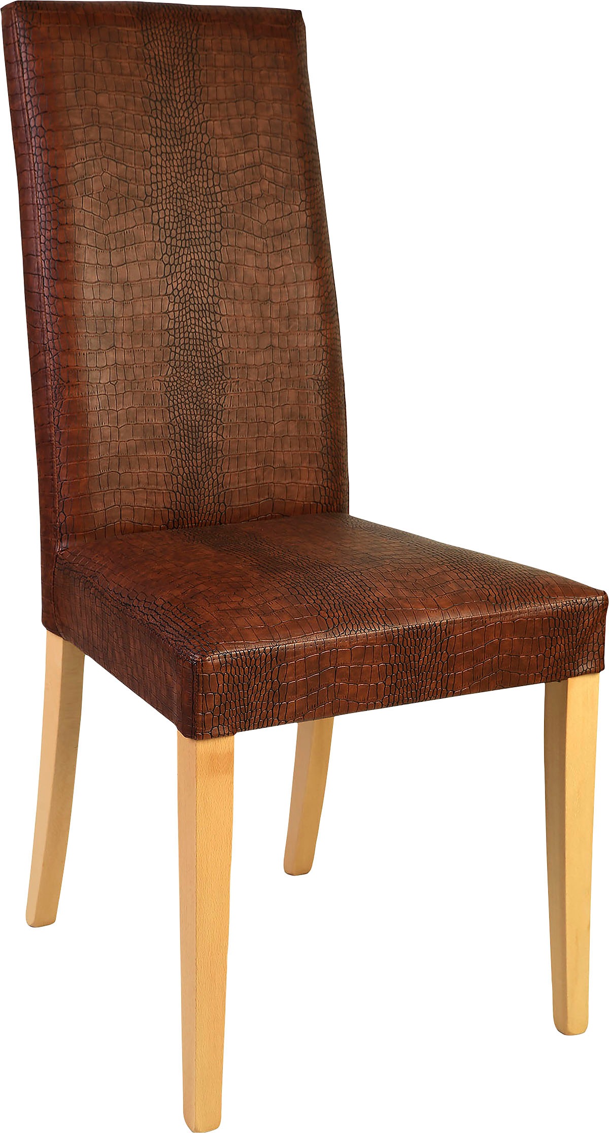 Home affaire Polsterstuhl "Java" (Set) 2 Stk.Kunstlederbezug mit Animalpräg günstig online kaufen