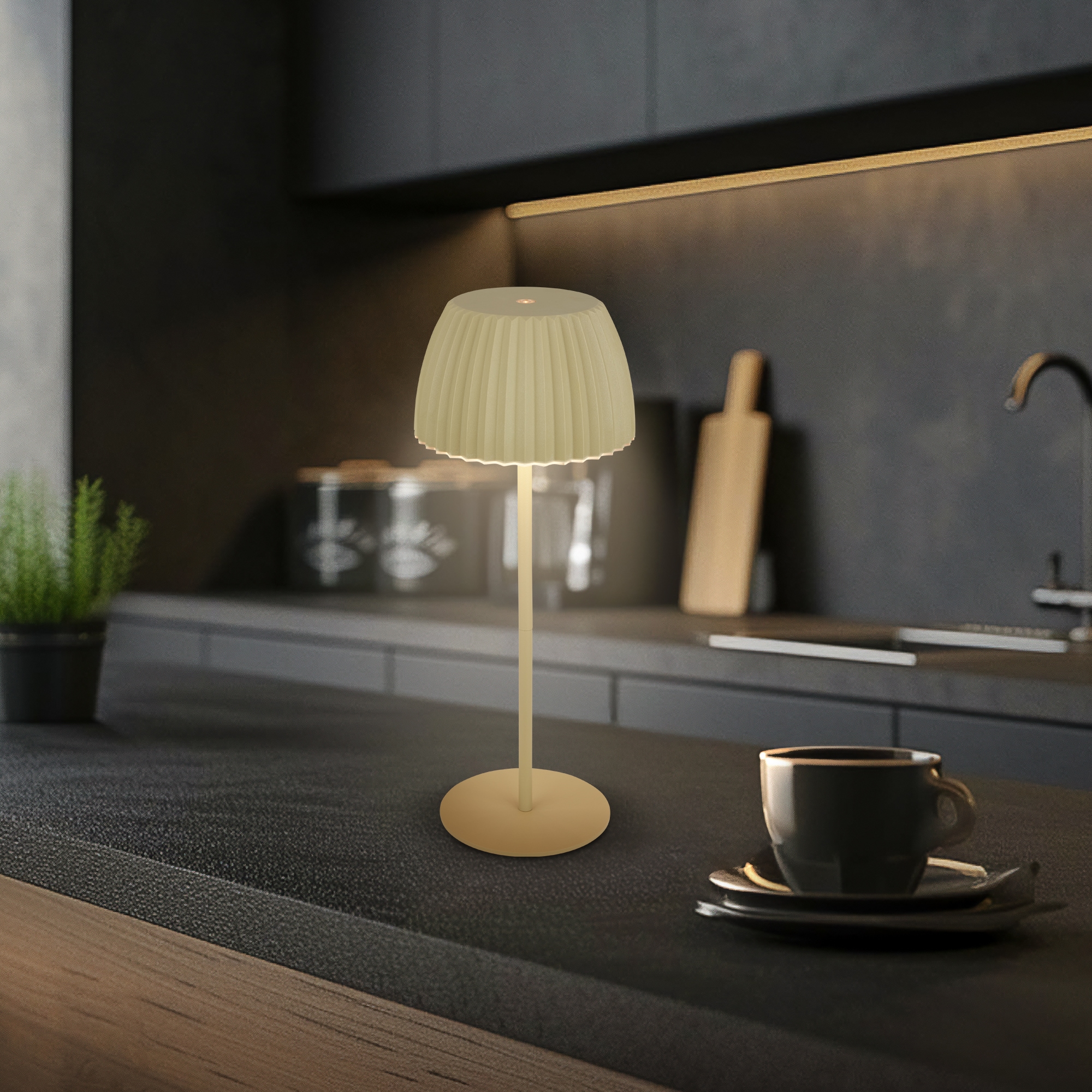 Briloner Leuchten LED Tischleuchte »Akku LED Tischleuchte«, Leuchtmittel LED-Modul | LED fest integriert