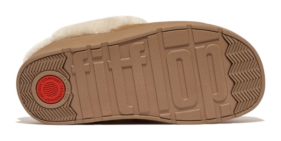 Fitflop Hausschuh »SHUV«, Clog, Pantoffel, Mule, Flats mit Warmfutter