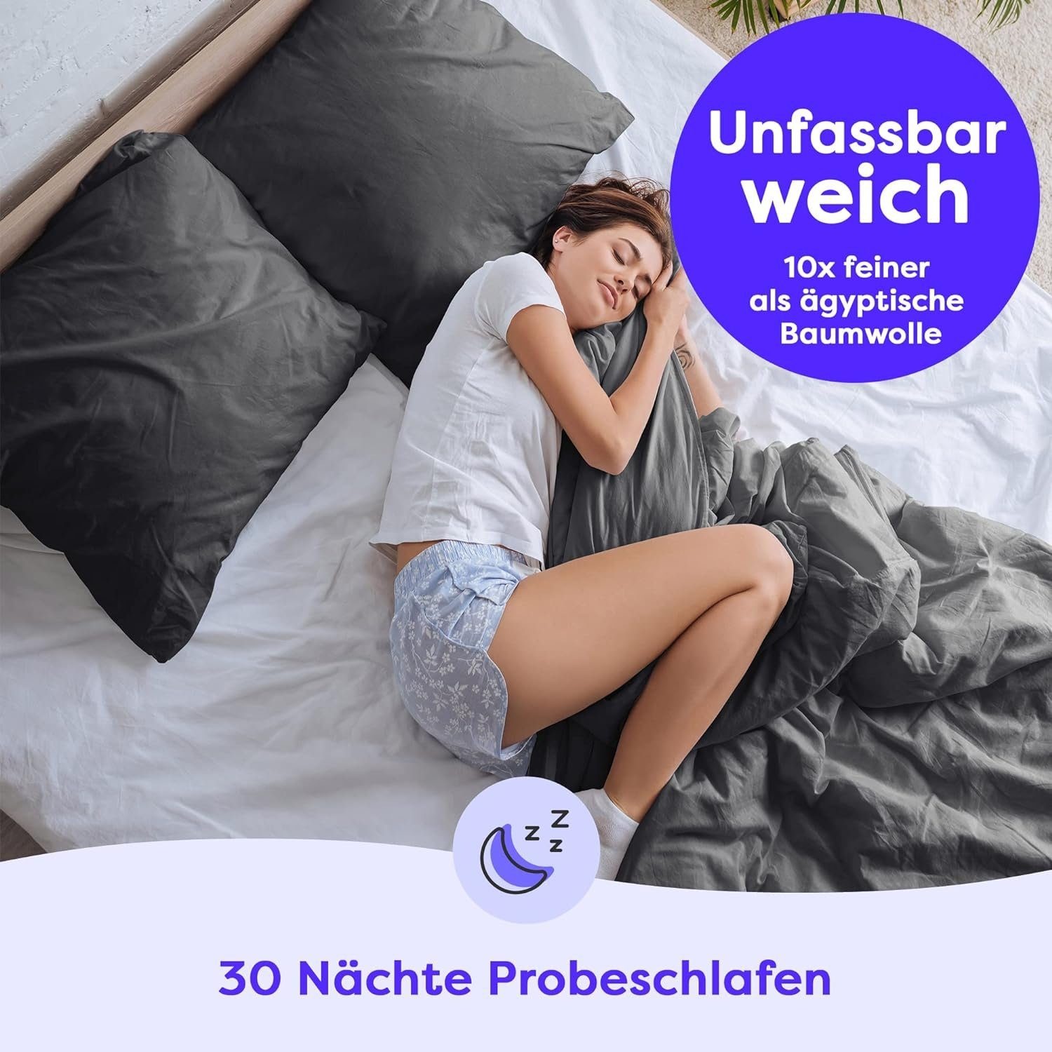 Wolkenfeld Bettwäsche "Wolkenfeld Bettwäsche Allergiker Bettwäsche, unfassb günstig online kaufen