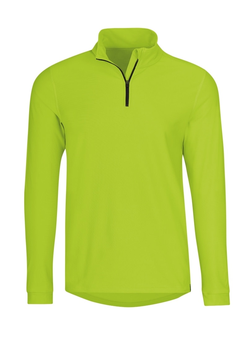 Trigema Sweatshirt »TRIGEMA Langärmeliges Sportshirt mit Reißverschluss«
