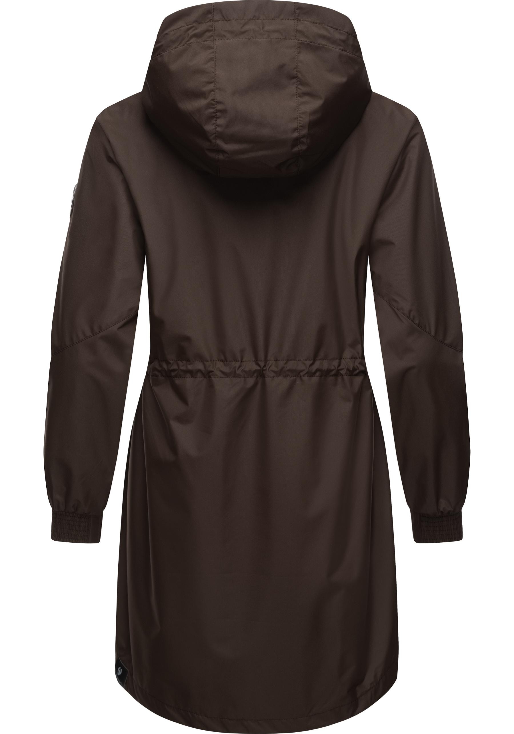 Ragwear Kurzmantel »Bronja II«, Wasserdichter Übergangsmantel mit Mesh-Innenfutter