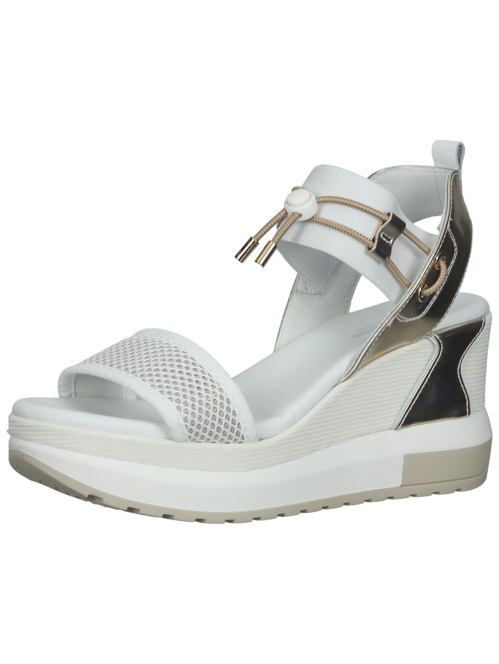 Nero Giardini Keilsandalette »Nero Giardini Sandalen Lederimitat/Textil«