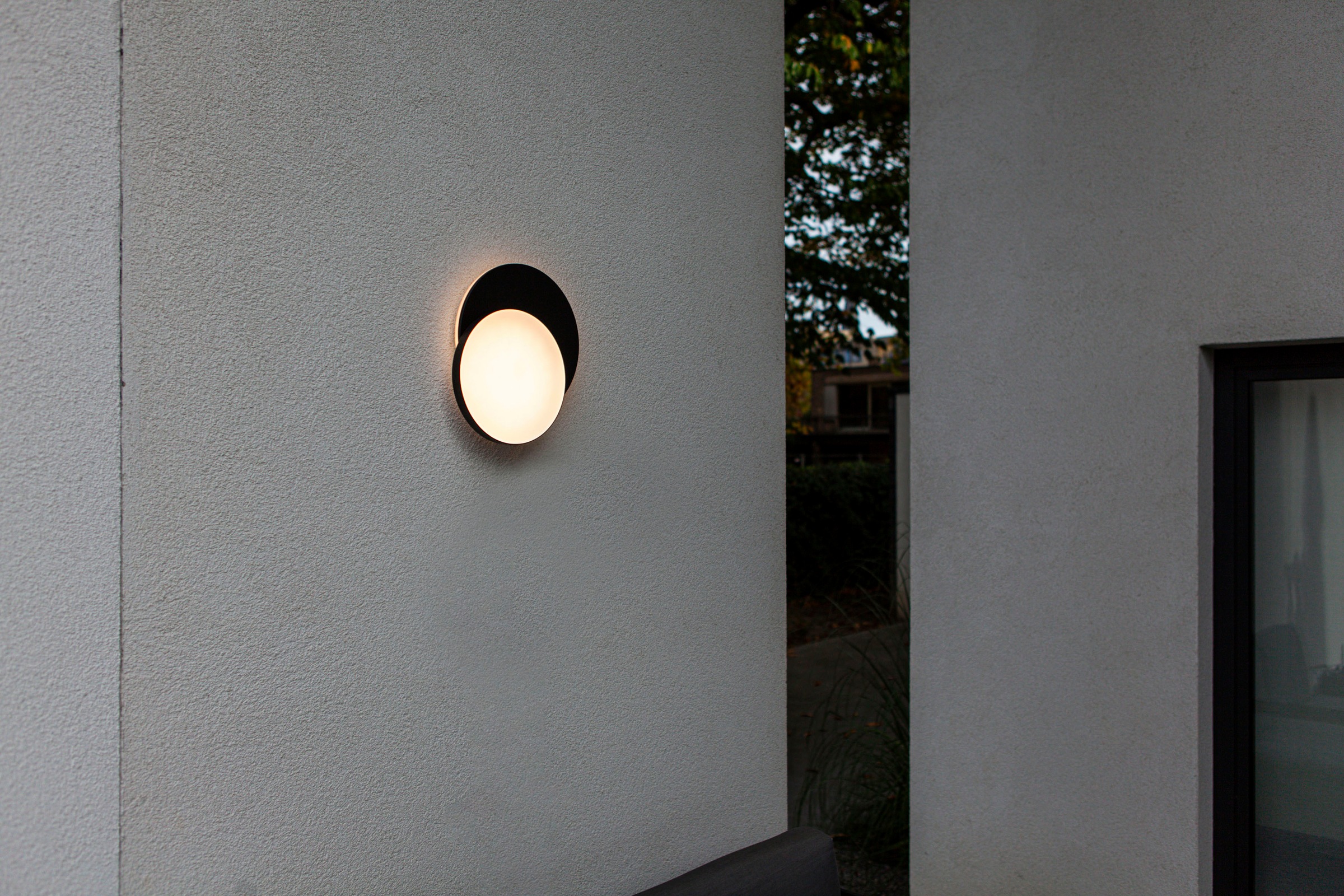 LED-Außenwandleuchte Goleta, schwarz, variable Form, CCT günstig online kaufen