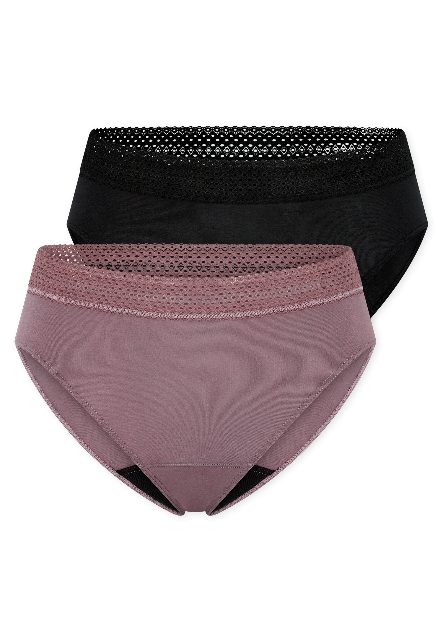 Schiesser Periodenslip "Schiesser Care" 2erPack, Feuchtigkeitsabsorbierend Und Leicht Saugfähig, Single-Jersey-Qualität