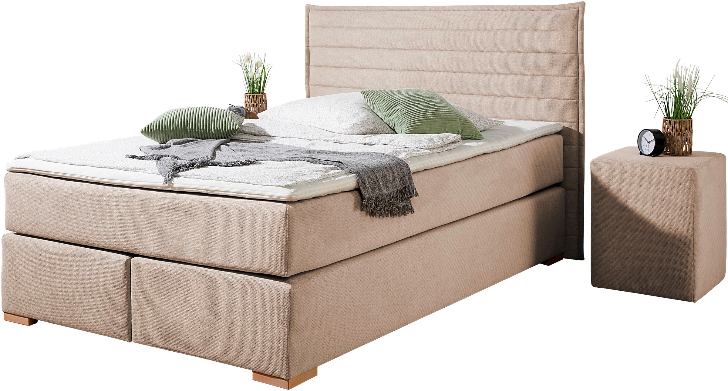 Home affaire Boxspringbett ""Östermoor"", in H2, H3 oder H4 erhältlich günstig online kaufen