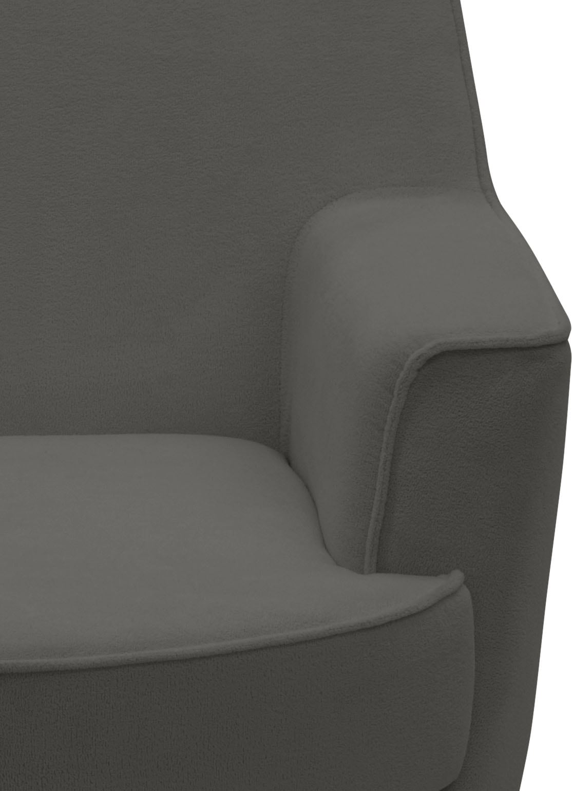 INOSIGN Drehsessel »HETTY, Drehsessel mit Wippfunktion, Lese-Sessel in Cord und Microfaser«, (1 St.), mit Federkern, auch im Set mit passendem Hocker