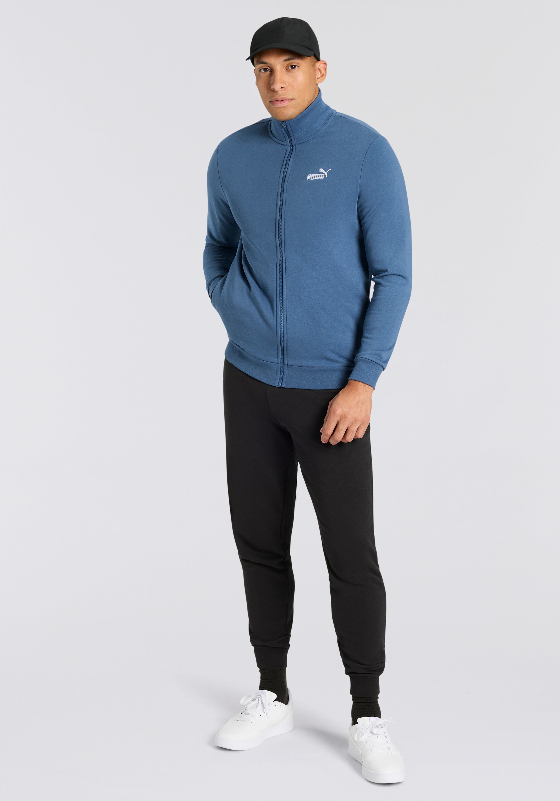 PUMA Trainingsanzug "ESS SWEAT SUIT TR" 2 Stk. tlg. Bequemer Casual Jogging günstig online kaufen