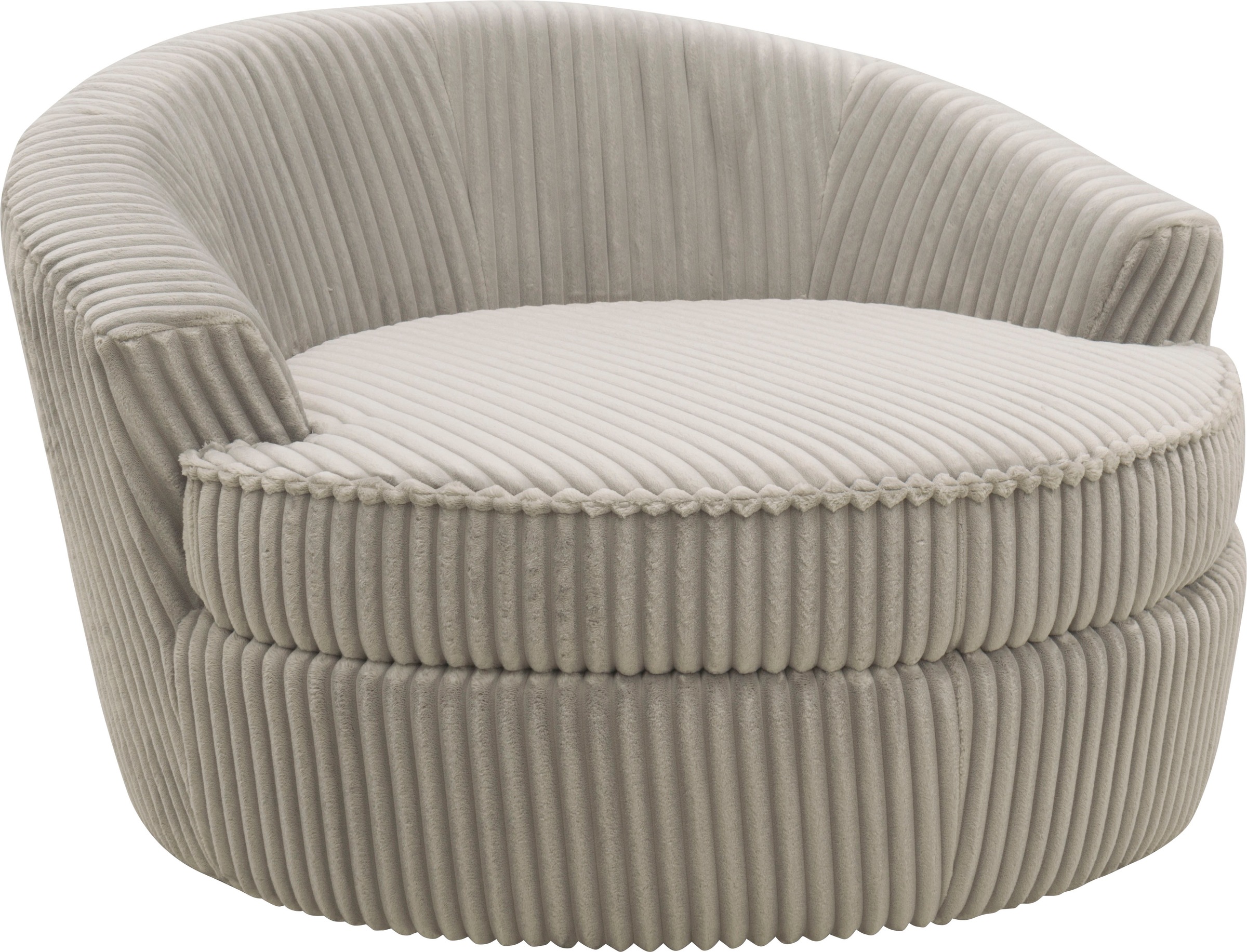 INOSIGN Drehsessel »AMECA, Love Seat XXL, Lese-Sessel, Big-Sessel 122 x 126 x 76 cm«, (1 St.), mit Mega-Cordstoff, Drehfunktion und Federkern