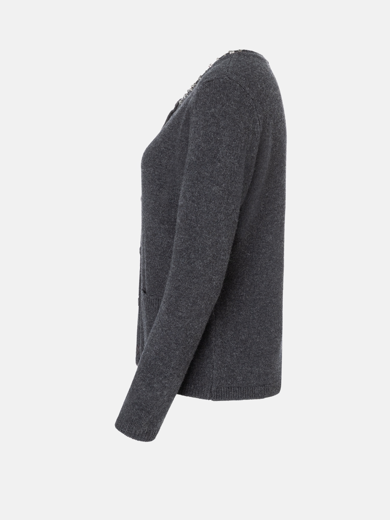 Lieblingsstück Strickjacke »BrilliL«, in klassischer Rundhalsform
