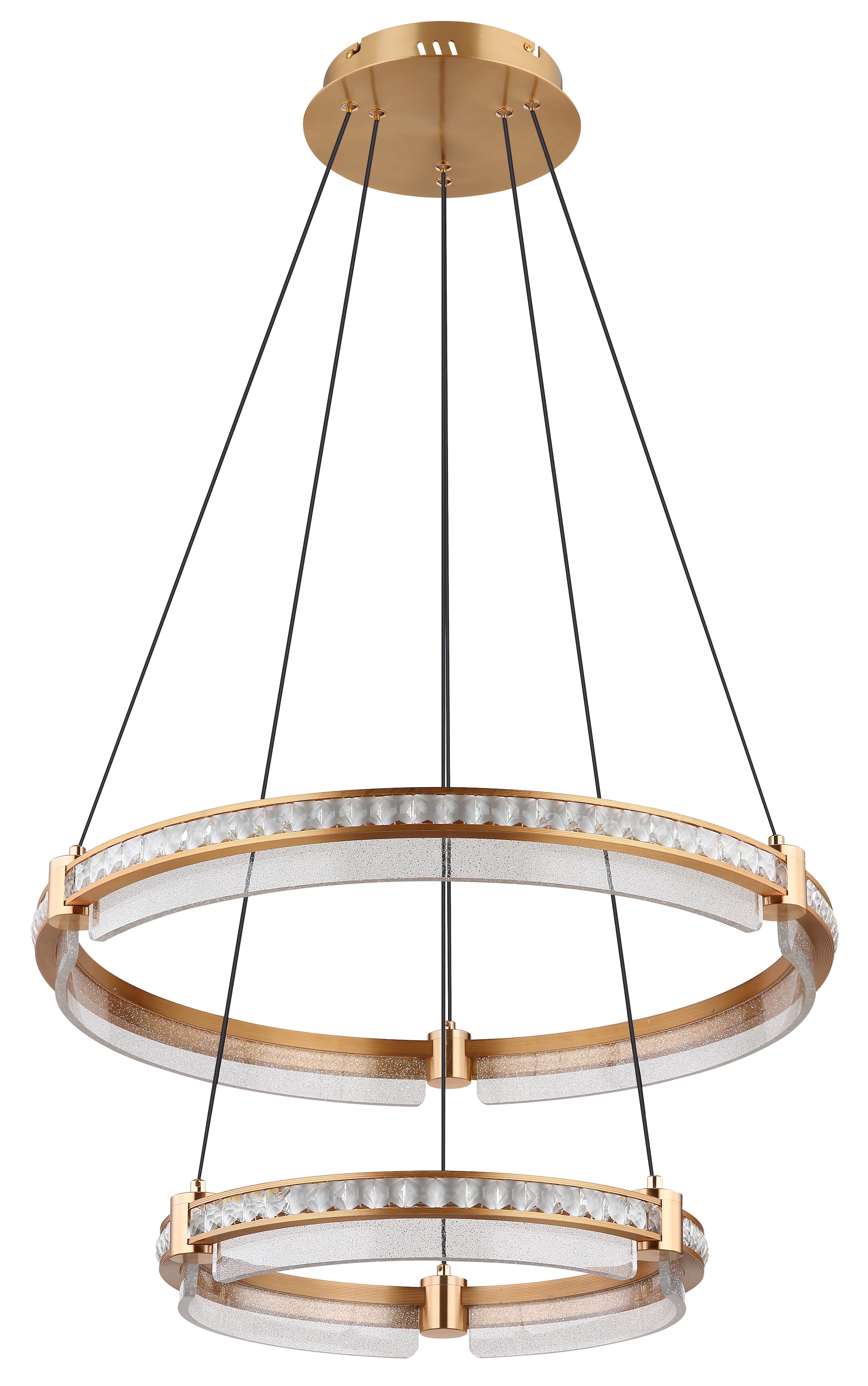GLOBO LIGHTING LED Pendelleuchte »BLONDIE«, Leuchtmittel LED-Modul | LED fest integriert, Hängelampe/Hängeleuchte/Wohnzimmer/Esstisch/elegant