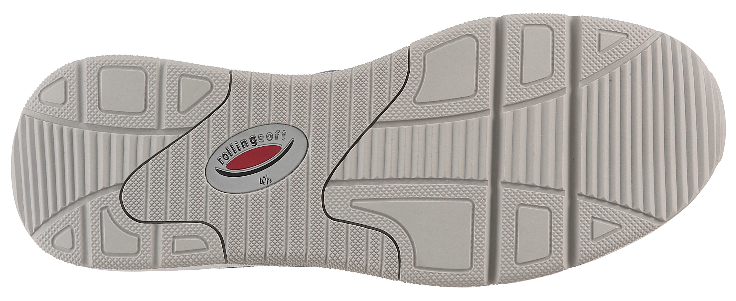 Gabor Rollingsoft Keilsneaker, Freizeitschuh, Halbschuh, Schnürschuh, Logoschriftzug an der Ferse