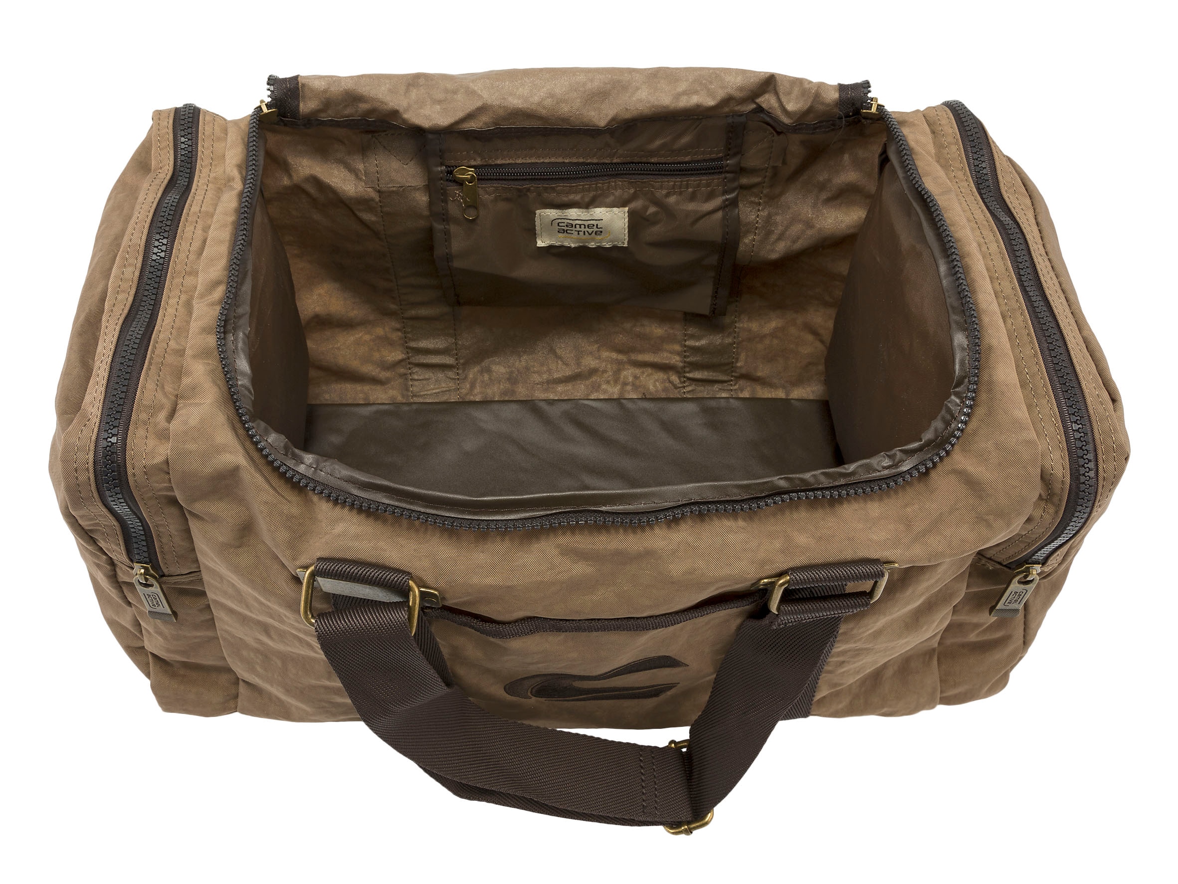 camel active Weekender »Journey« Unisex Reisetasche mit vielen Funktionen und Logostickerei