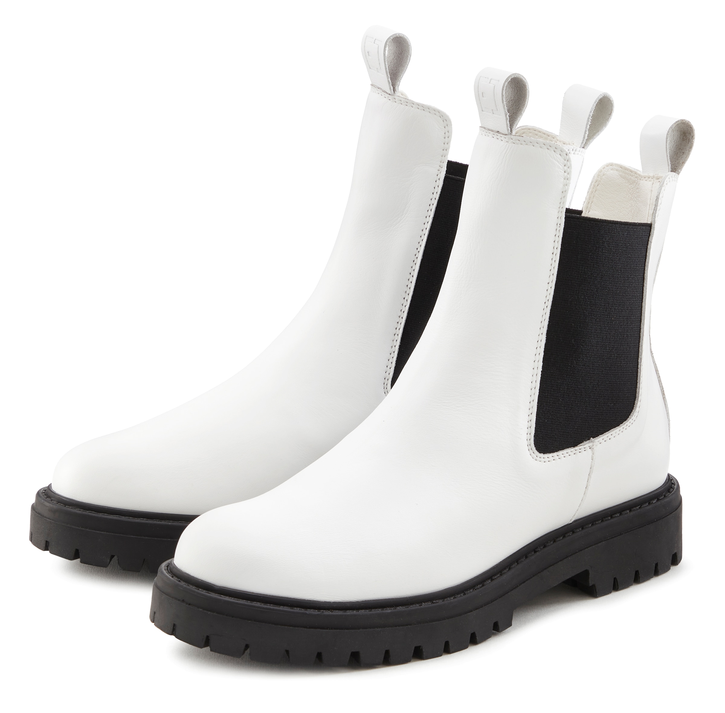 Elbsand Chelseaboots, Schlupfstiefel, Bikerboots aus Leder günstig online kaufen