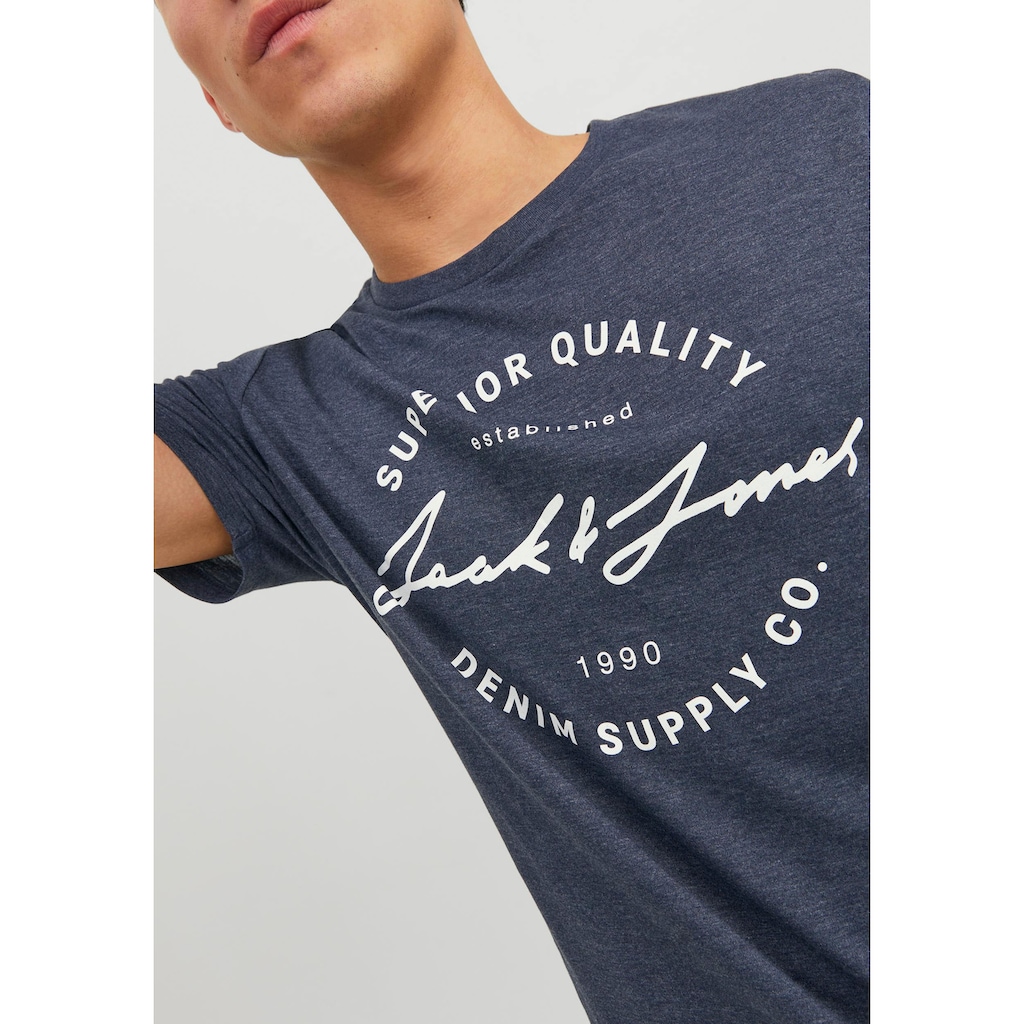 Jack & Jones Rundhalsshirt »JJACE TEE SS CREW NECK«